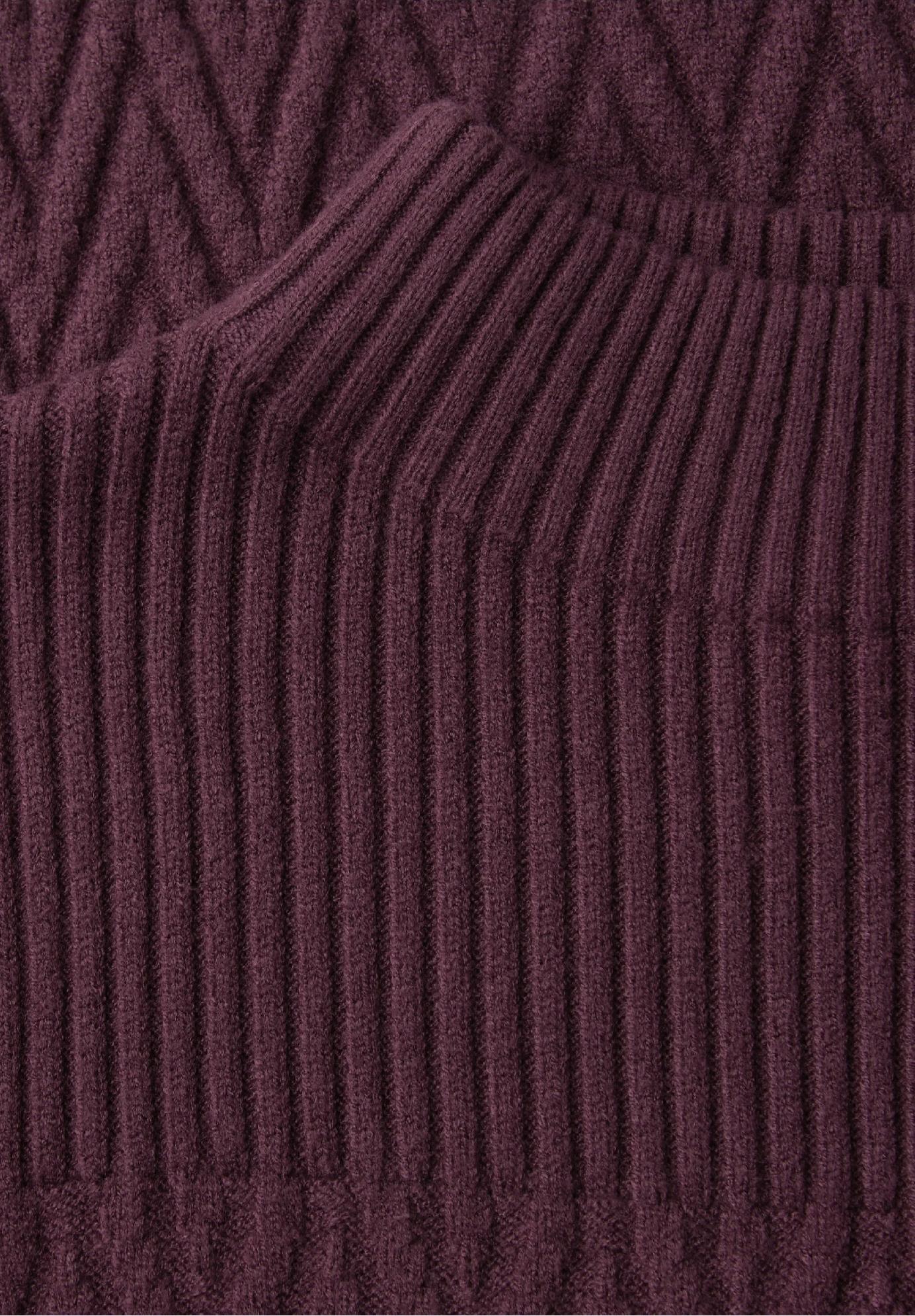 Street One textúrovaný sveter, bor