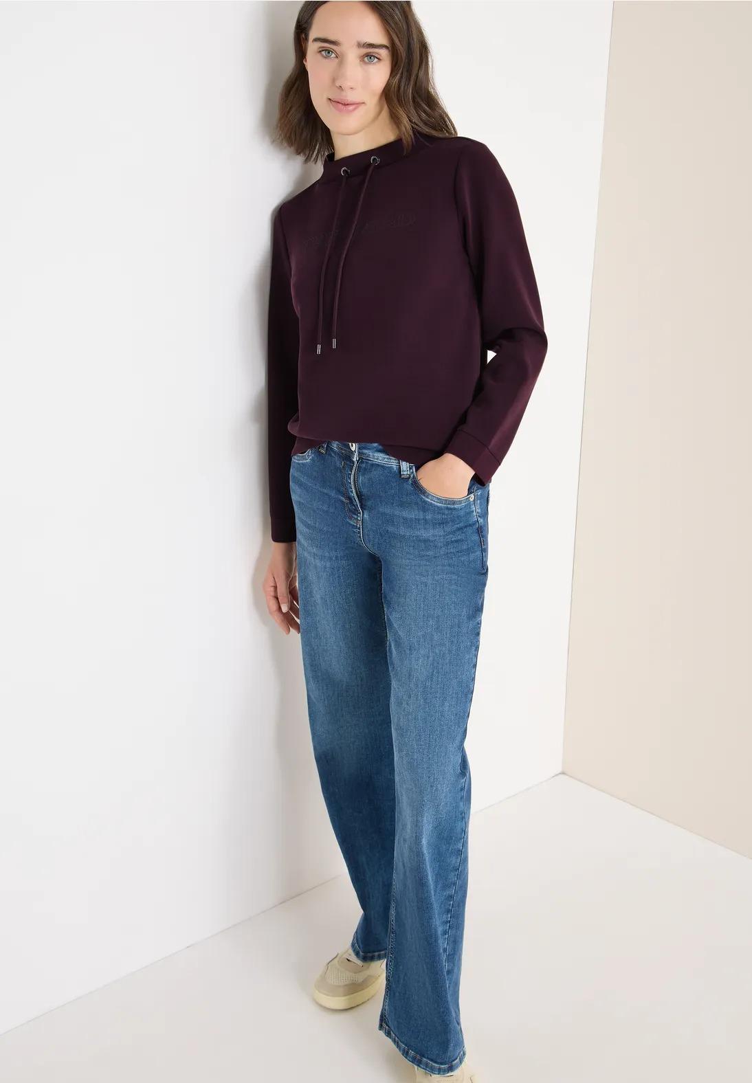 CECIL tričko s výšivkou, bor