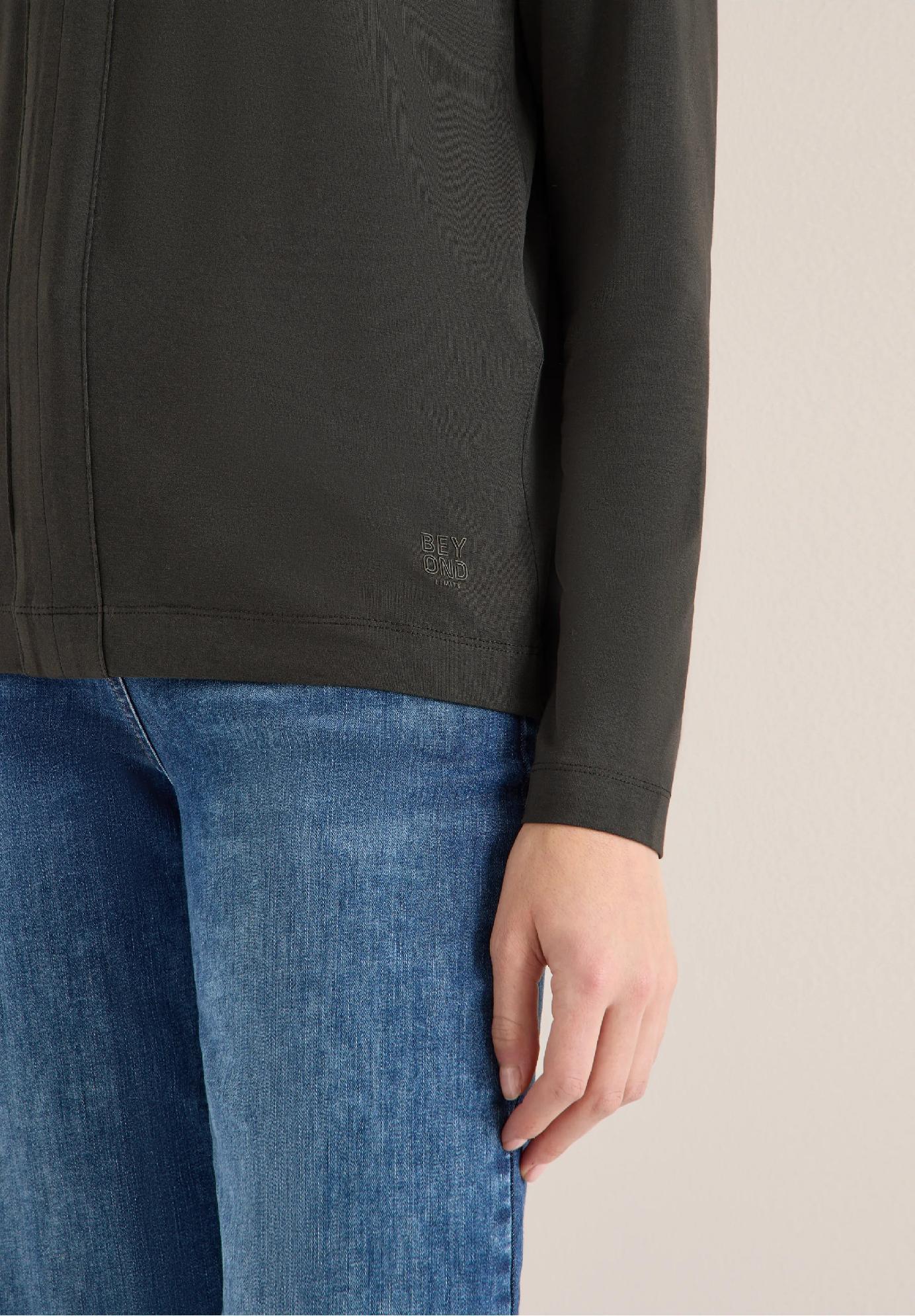 CECIL tričko v tunicovom štýle, kaki