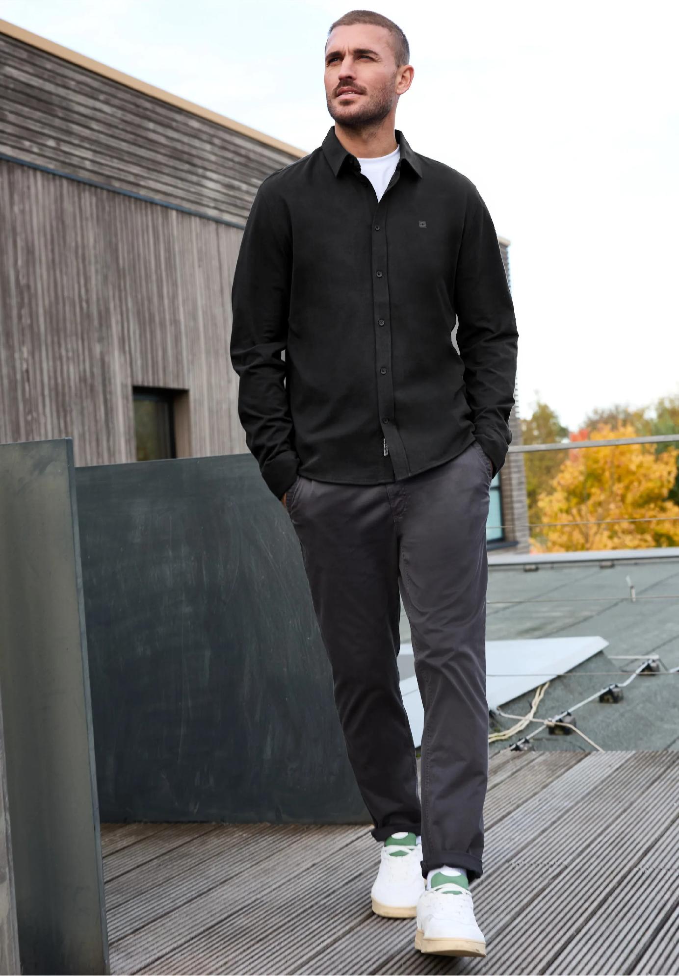 Street One MEN pohodlná džersejová košeľa