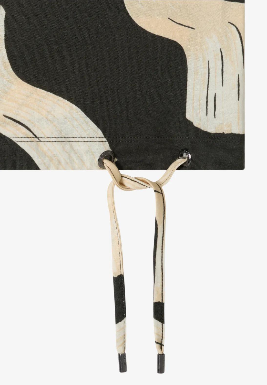 CECIL vzorované tričko, kaki