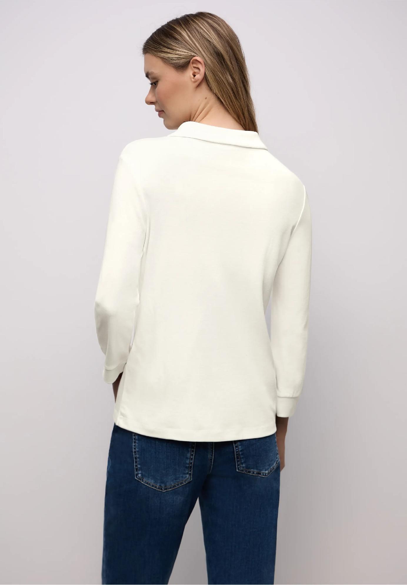 Street One polo tričko so zipsom, smo