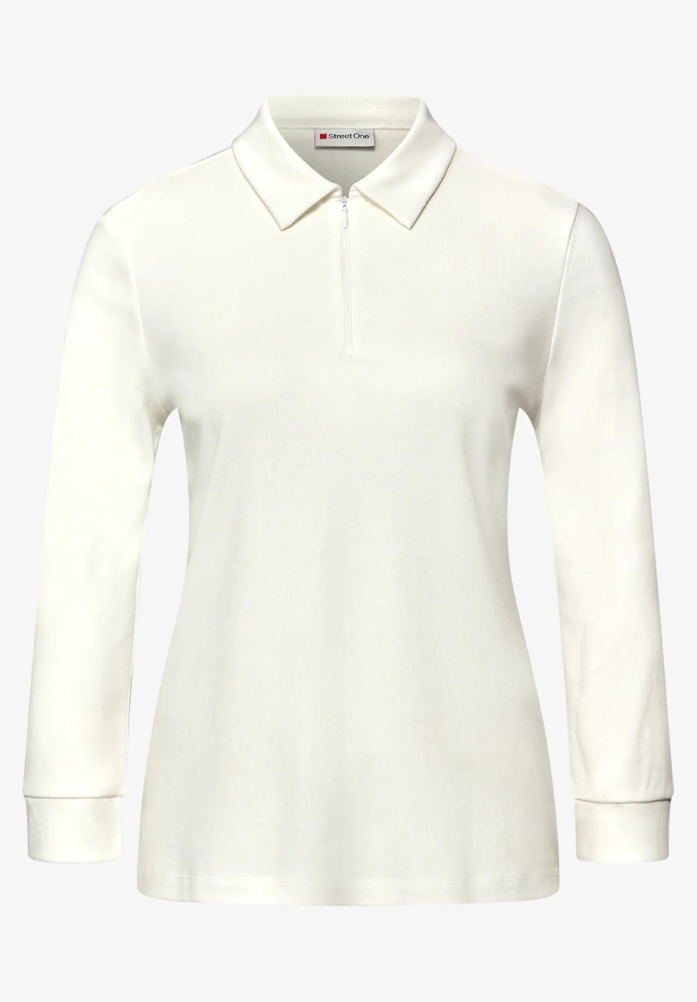Street One polo tričko so zipsom, smo