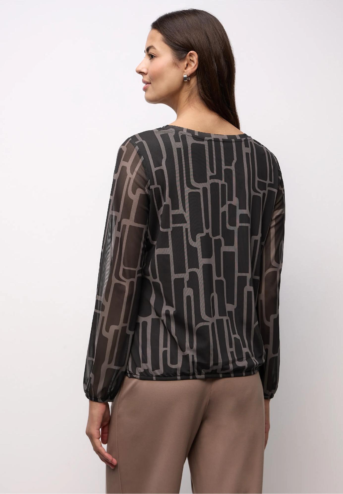 Street One vzorované sieťované tričko