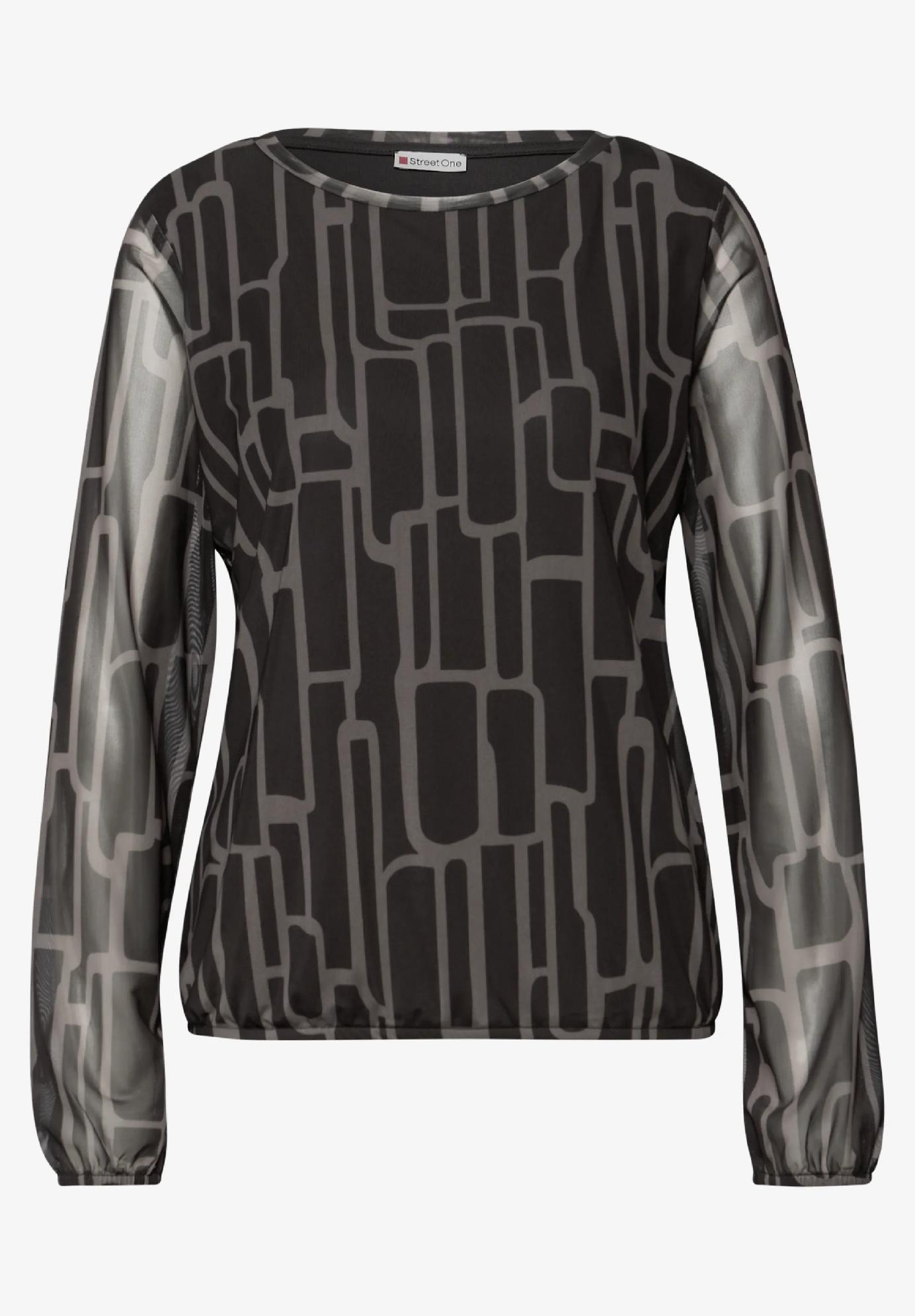 Street One vzorované sieťované tričko