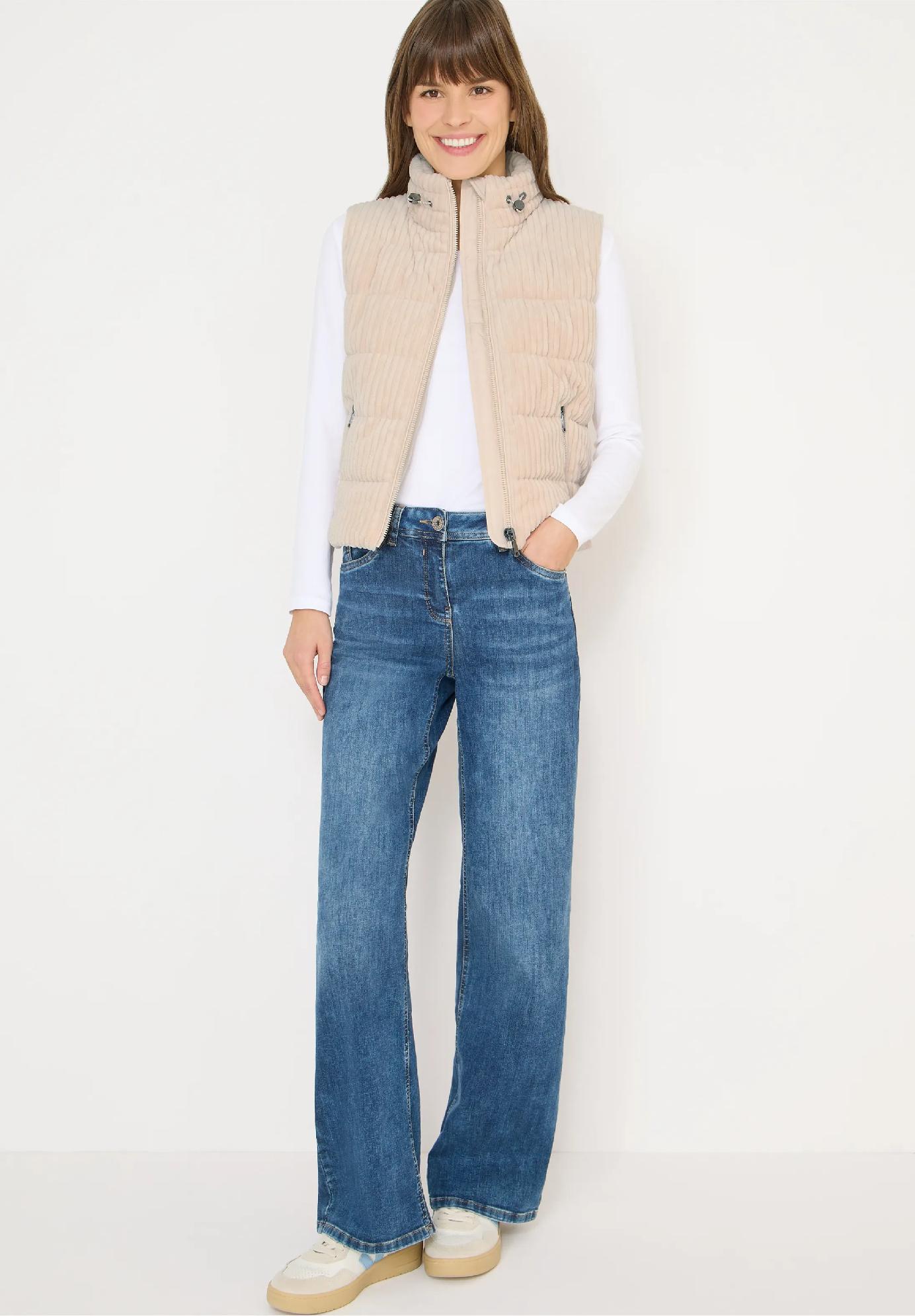 CECIL manšestrová vesta štrukturmix