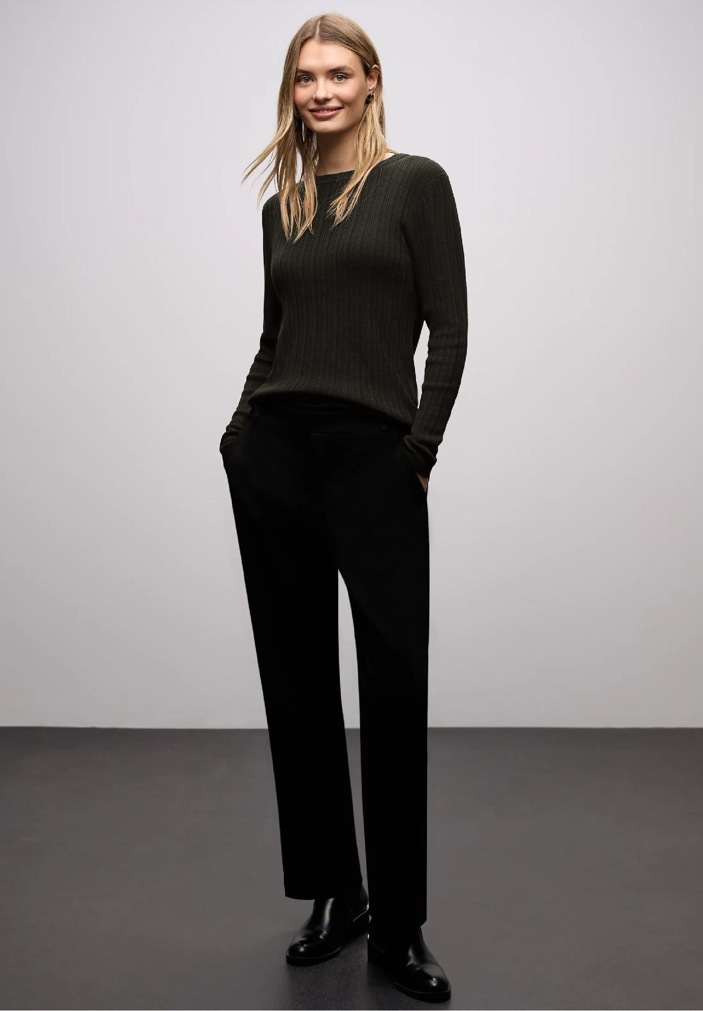 Street One rebrovaný sveter, hned