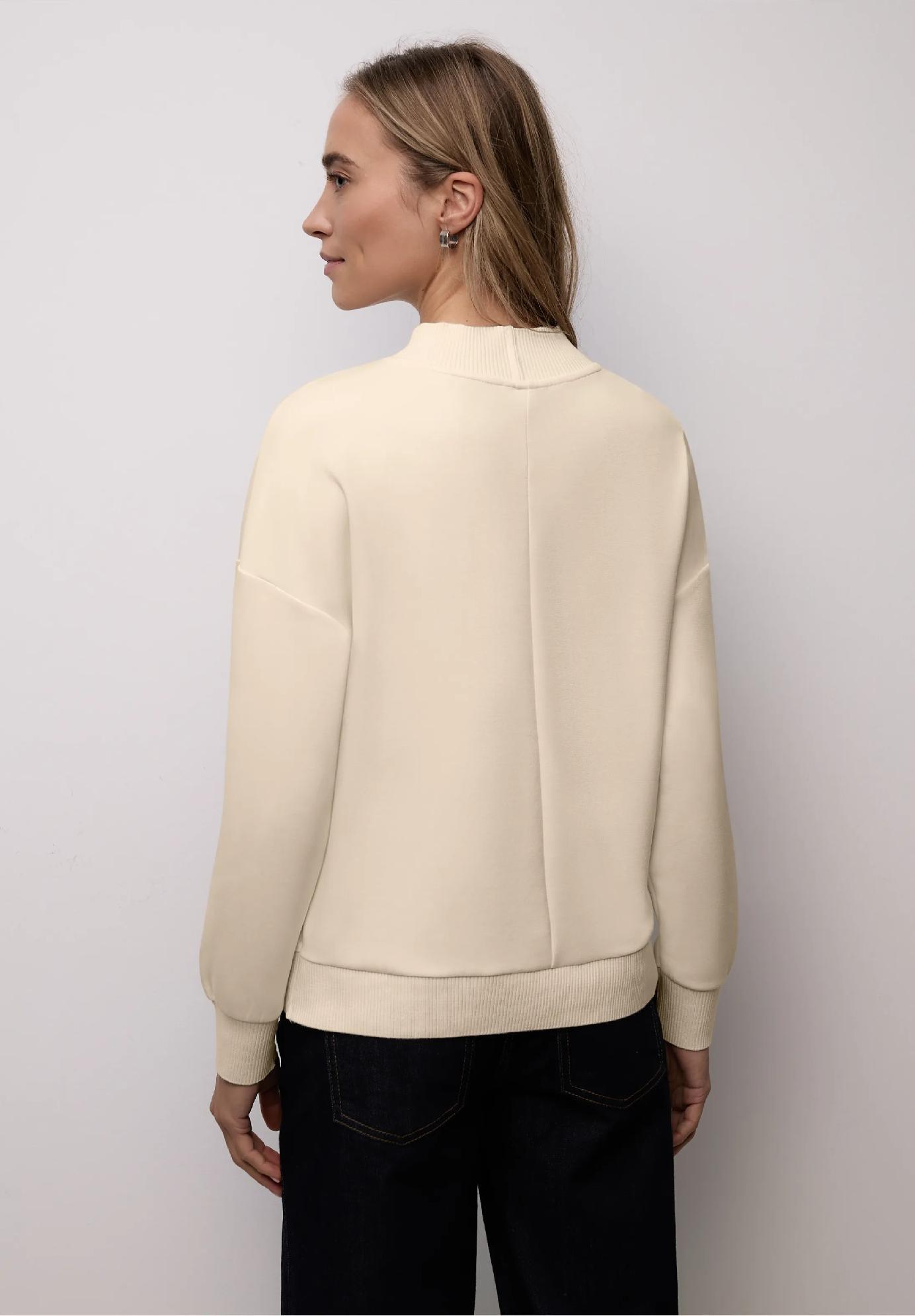 Street One tričko / rolák s rebrovanými detailmi