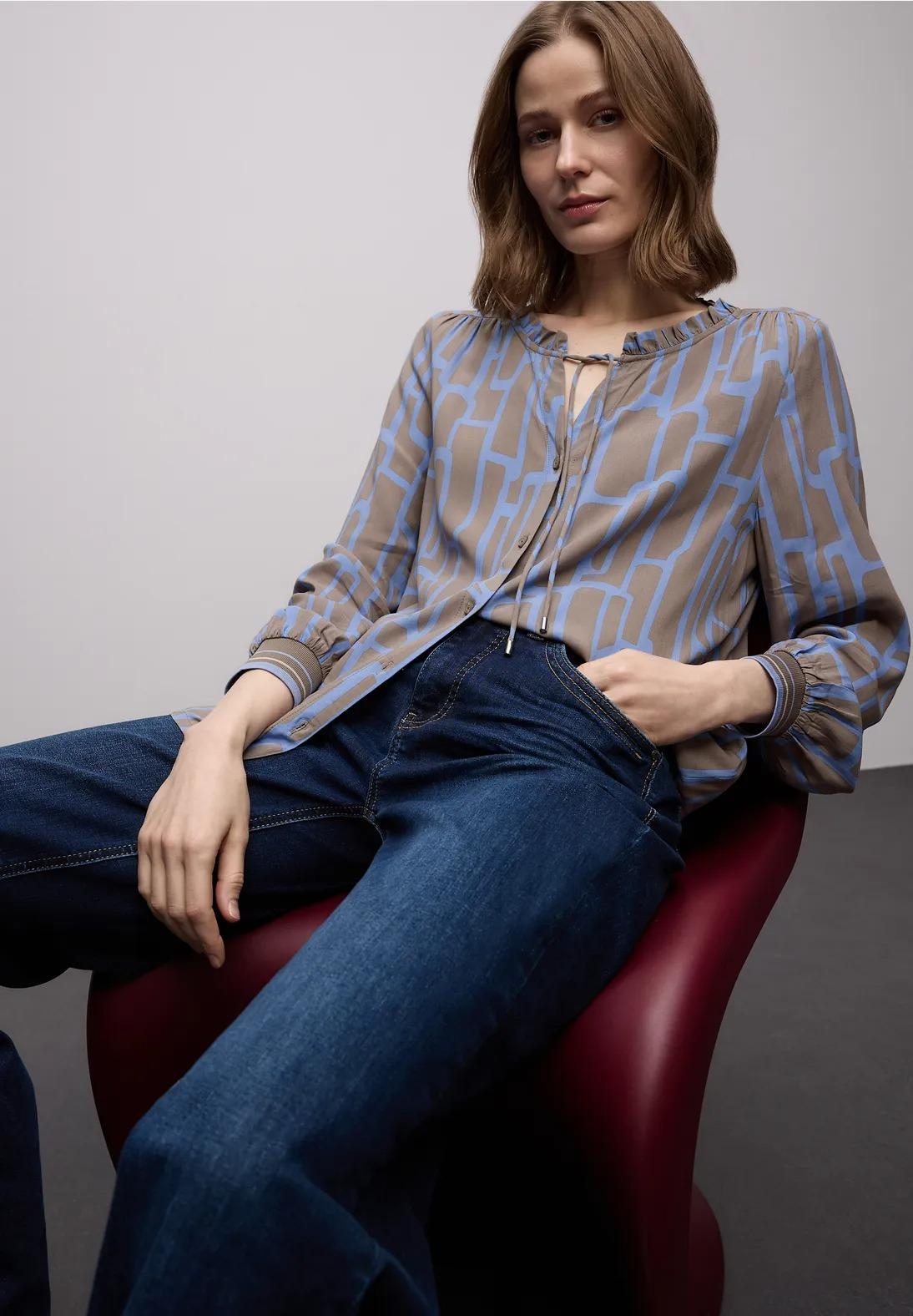 Street One vzorovaná tunika s páskou