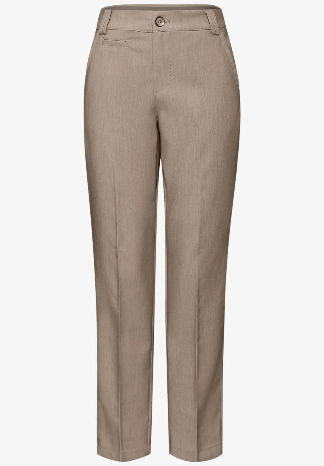 Street One melanžové chino nohavice, hne