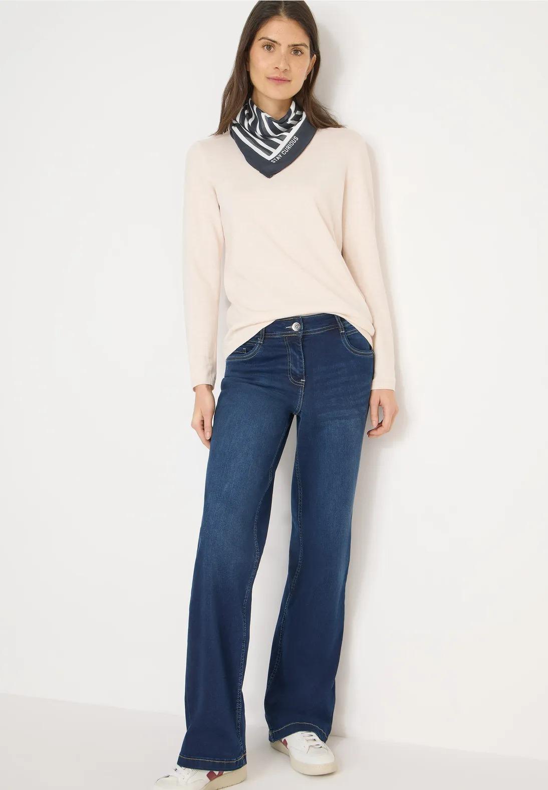 CECIL vzorovaná šatka, tm mod