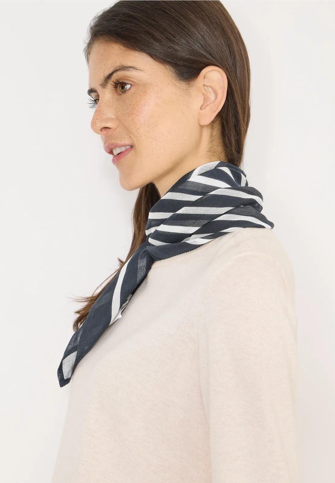 CECIL vzorovaná šatka, tm mod