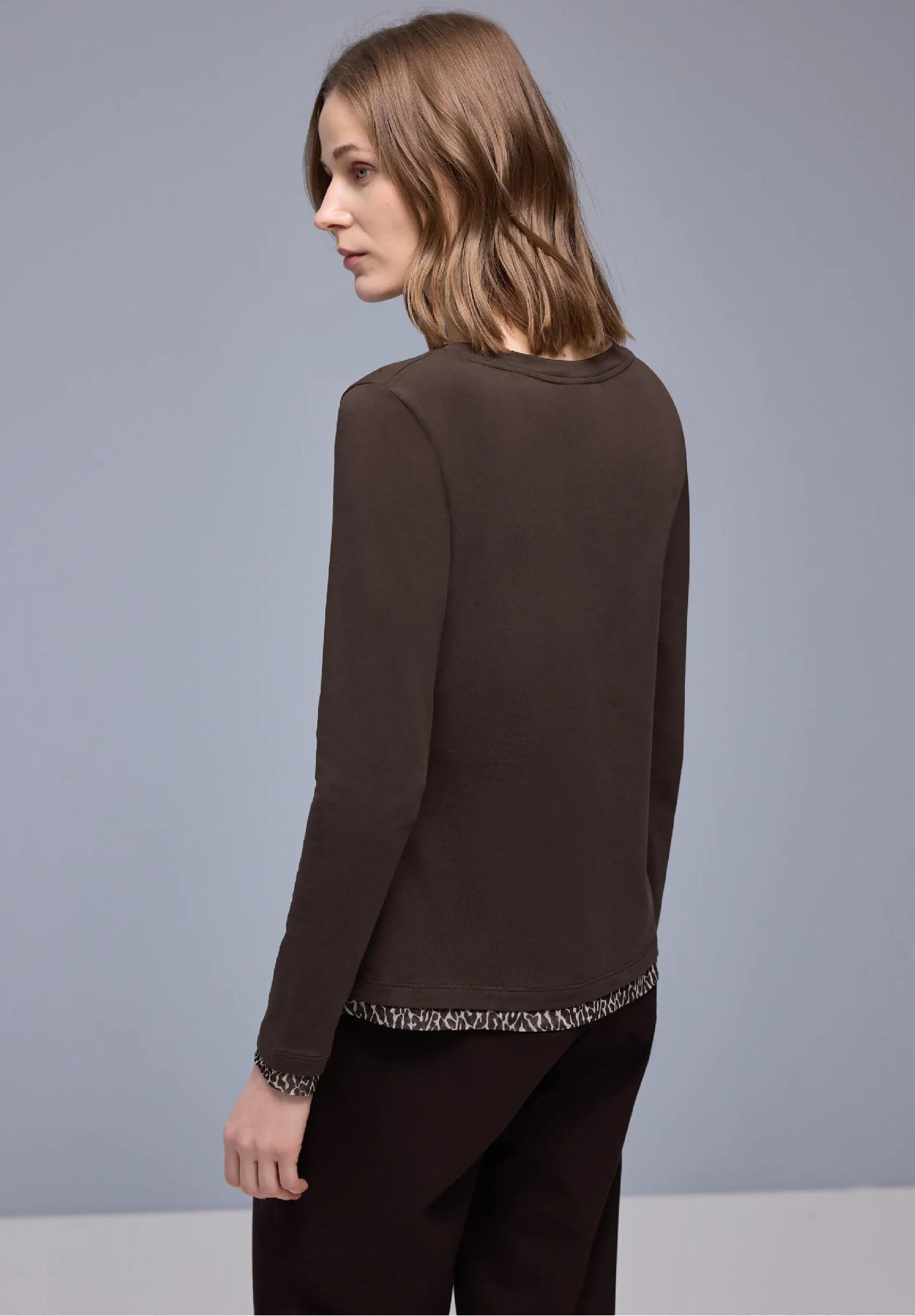 Street One tričko s leopardím detailom