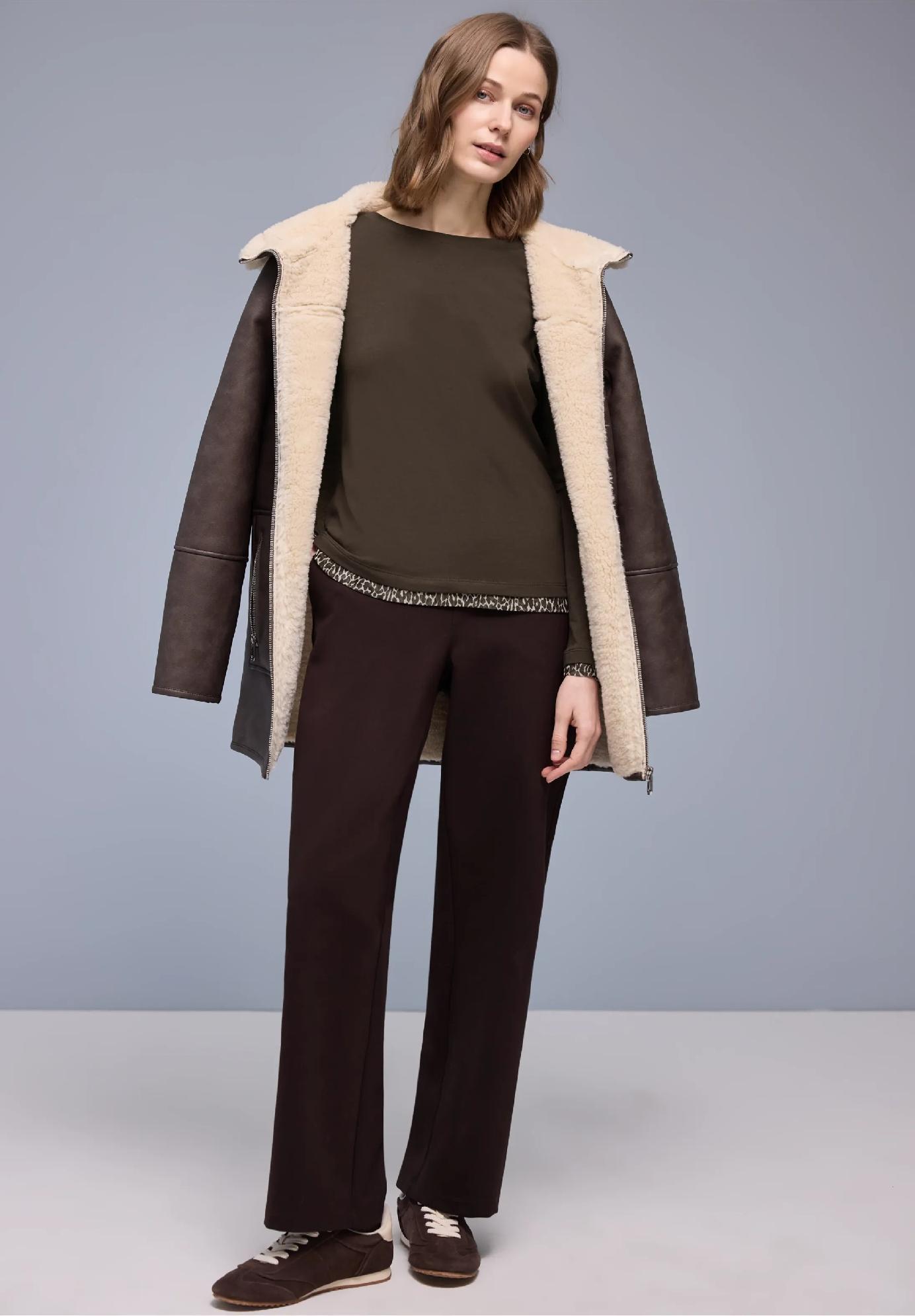 Street One tričko s leopardím detailom