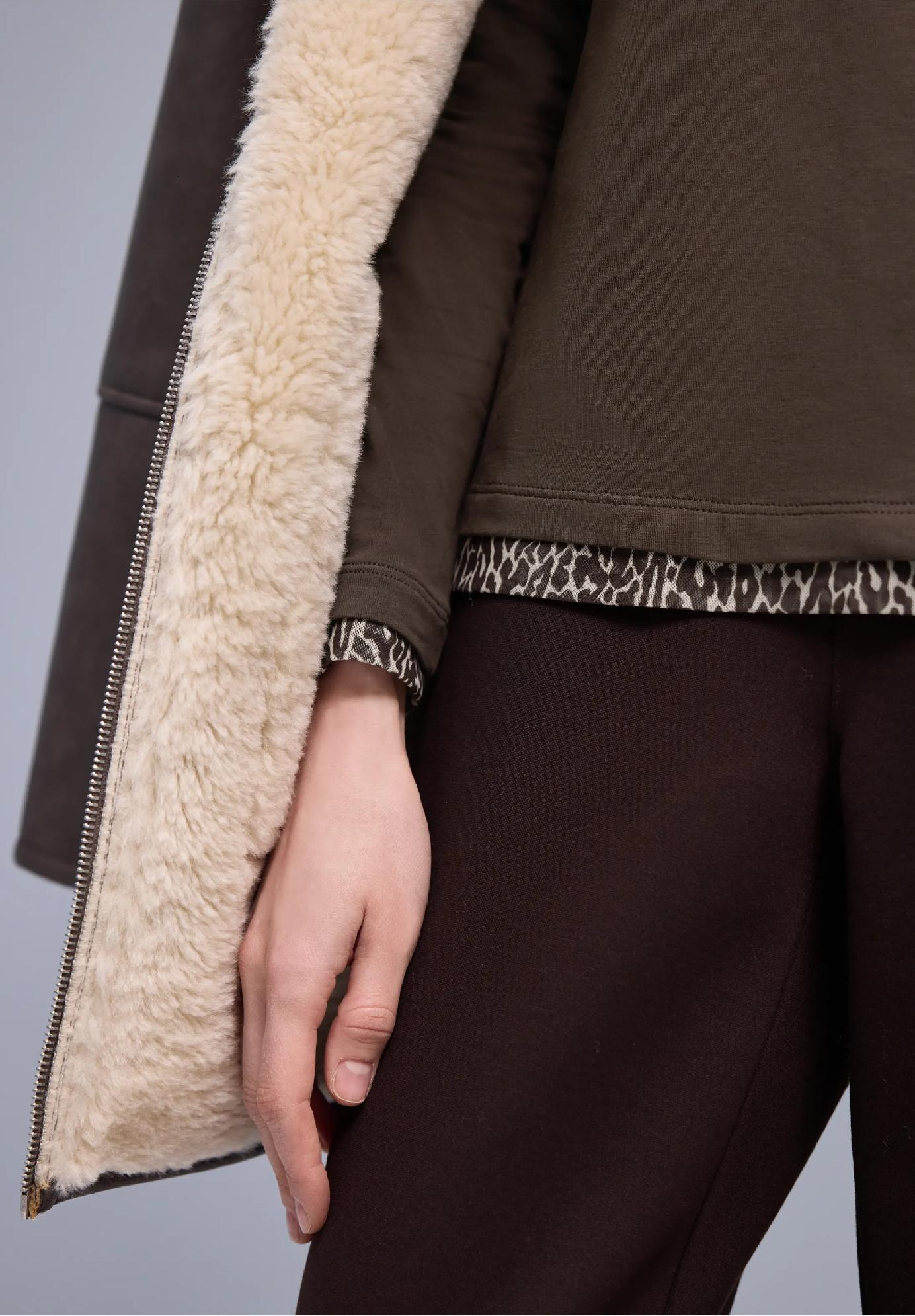 Street One tričko s leopardím detailom