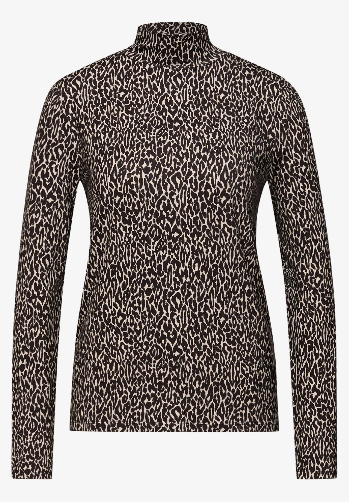 Street One tričko s leopardím vzorom, hn