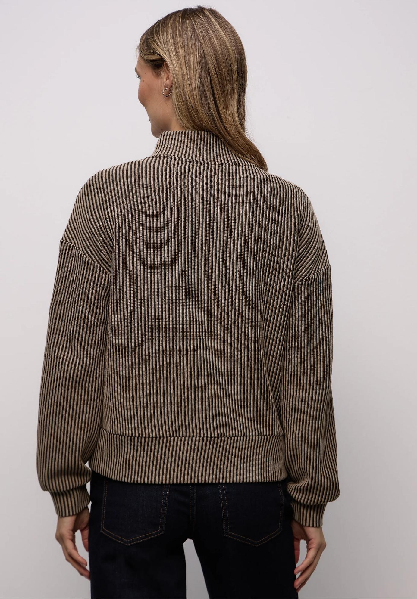 Street One dvojfarebná textúrovaná mikina