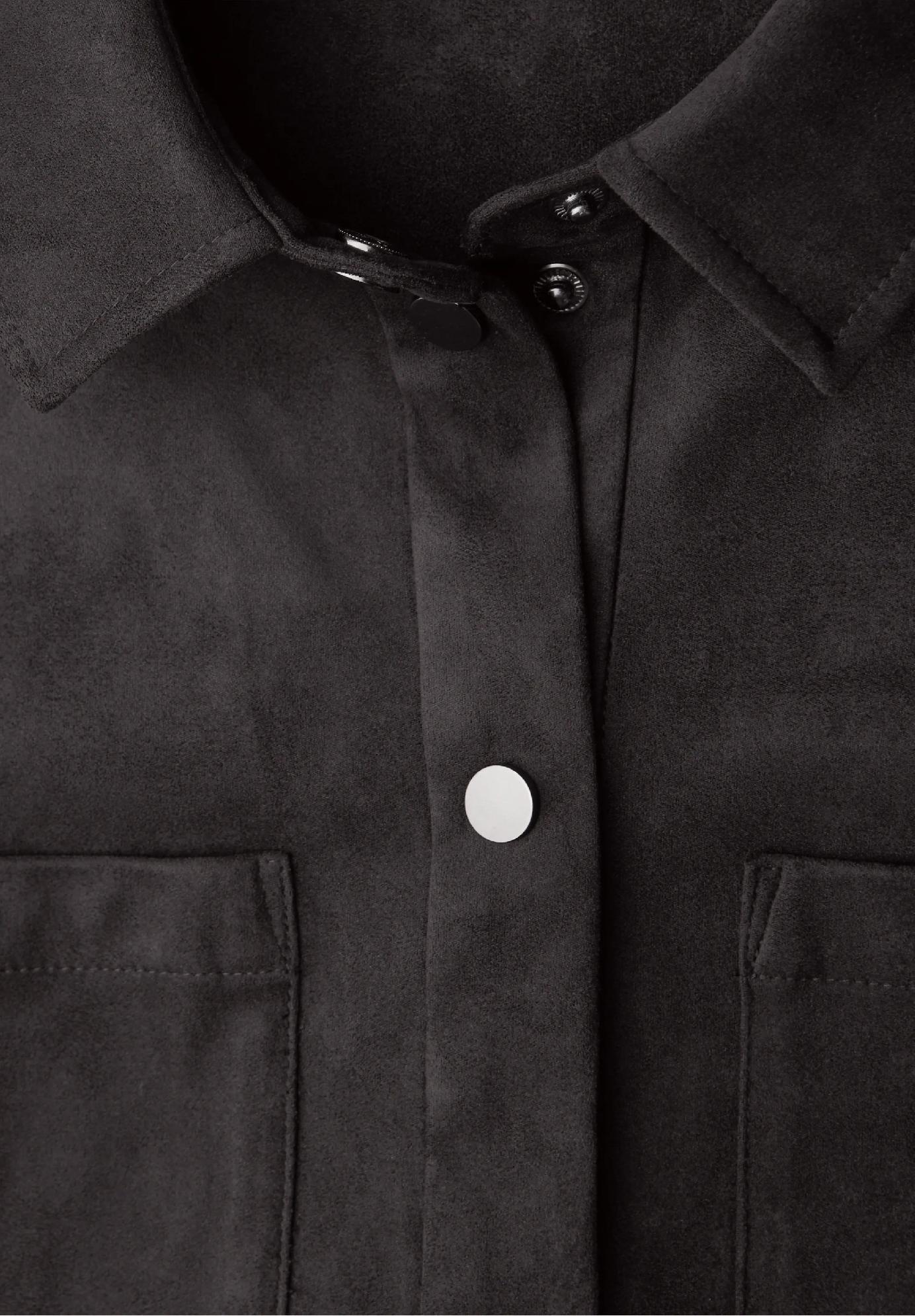 Street One velúrová košeľová blúzka