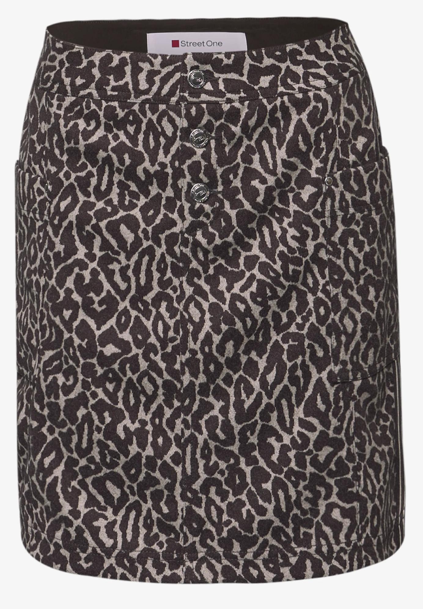 Street One sukňa s leopardím vzorom MAJA