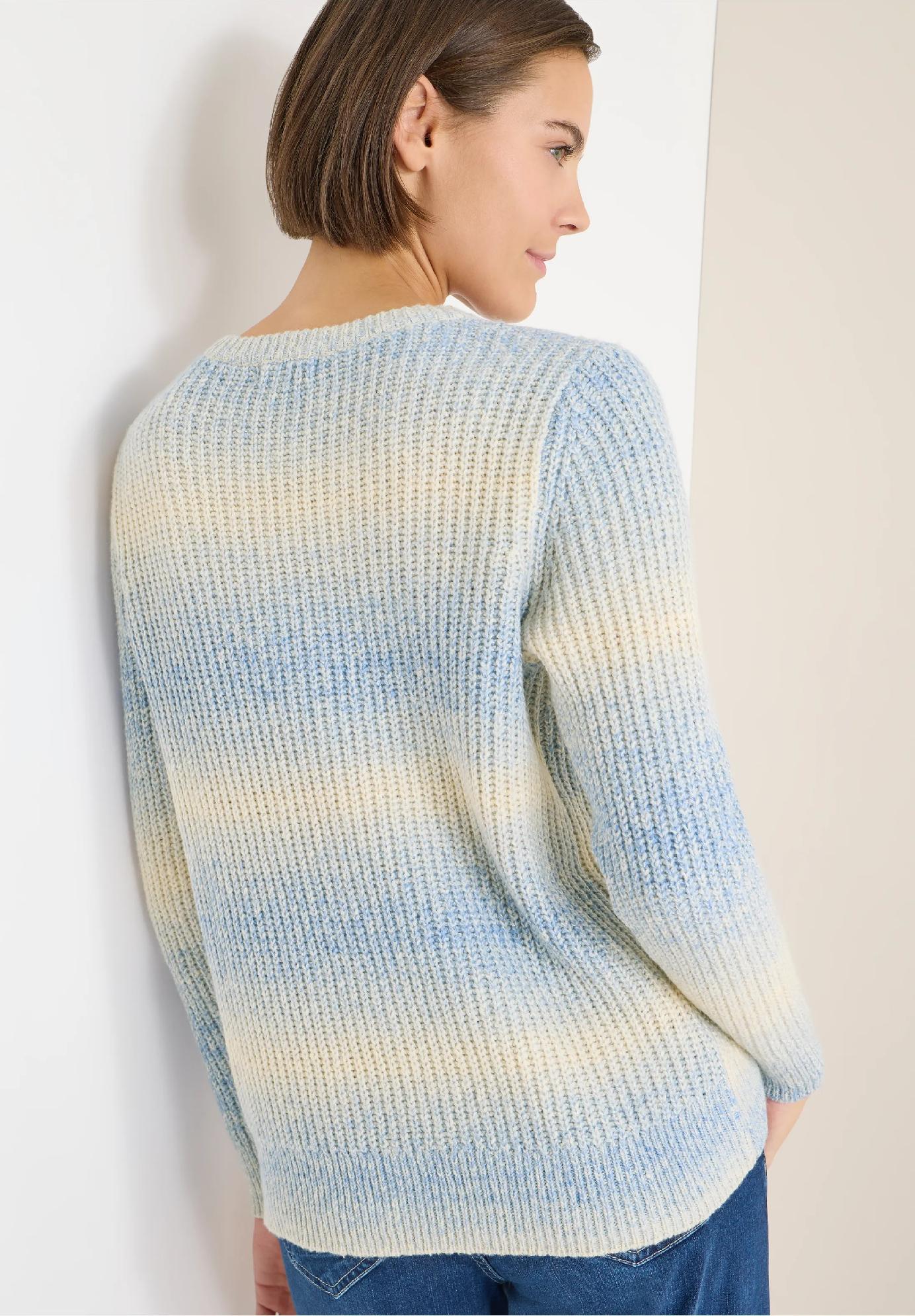 CECIL pletený pulóver Space Dye