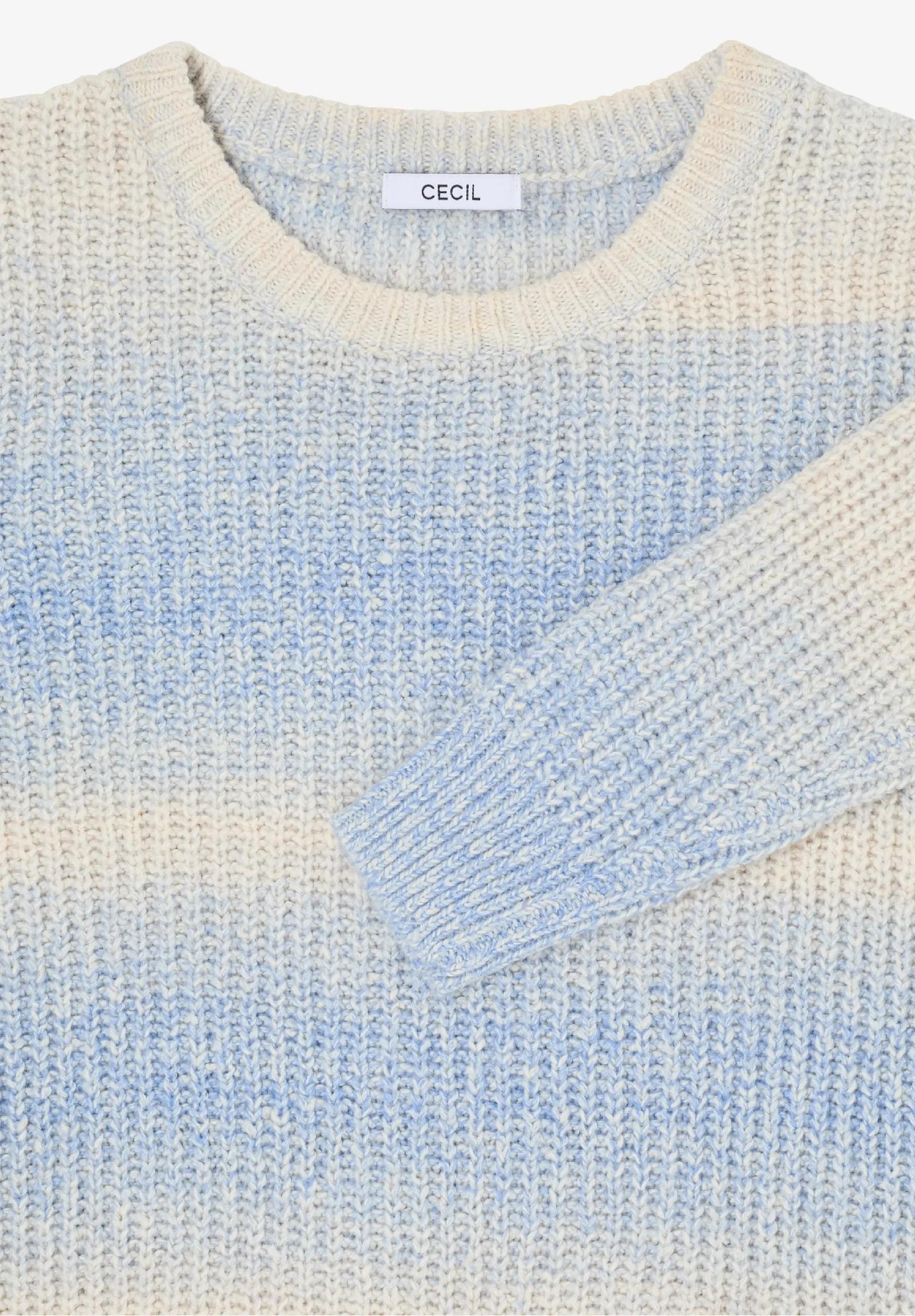 CECIL pletený pulóver Space Dye