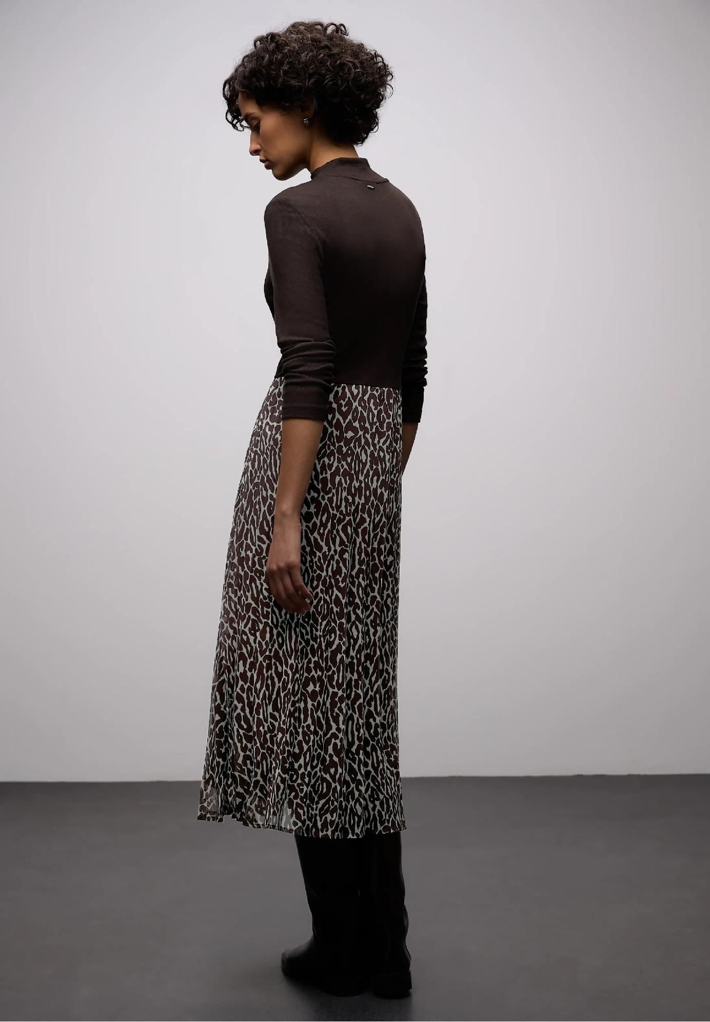 Street One šaty s leopardím vzorom 