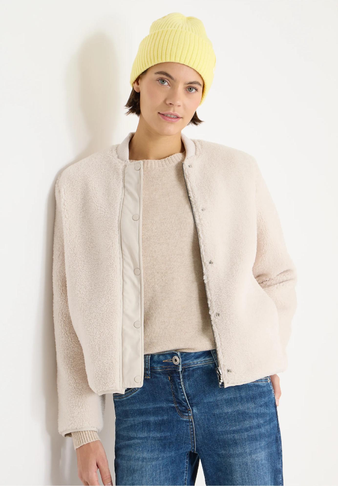 CECIL jednofarebná čiapka, žlt