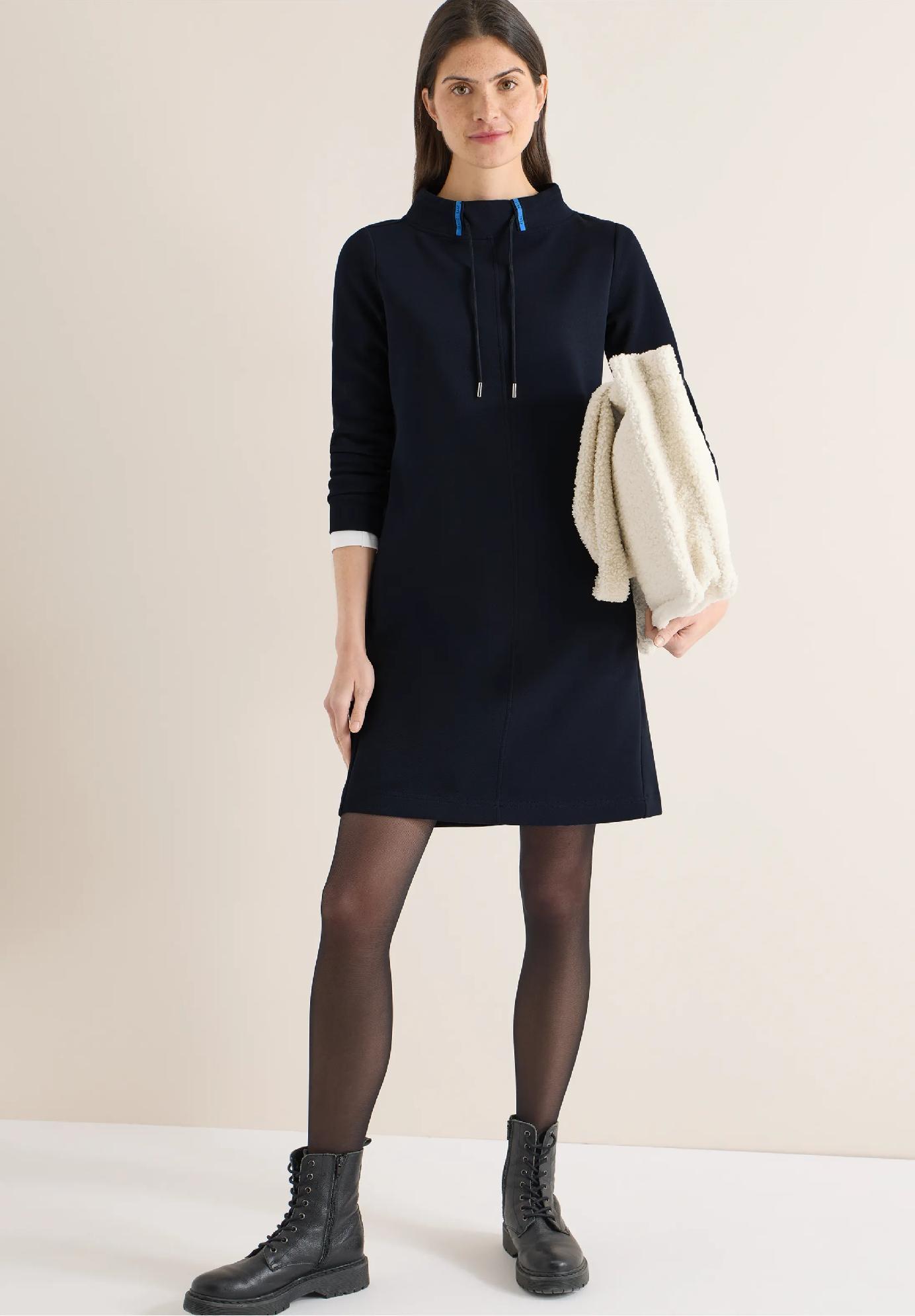 CECIL piké jednofarebné šaty, mod