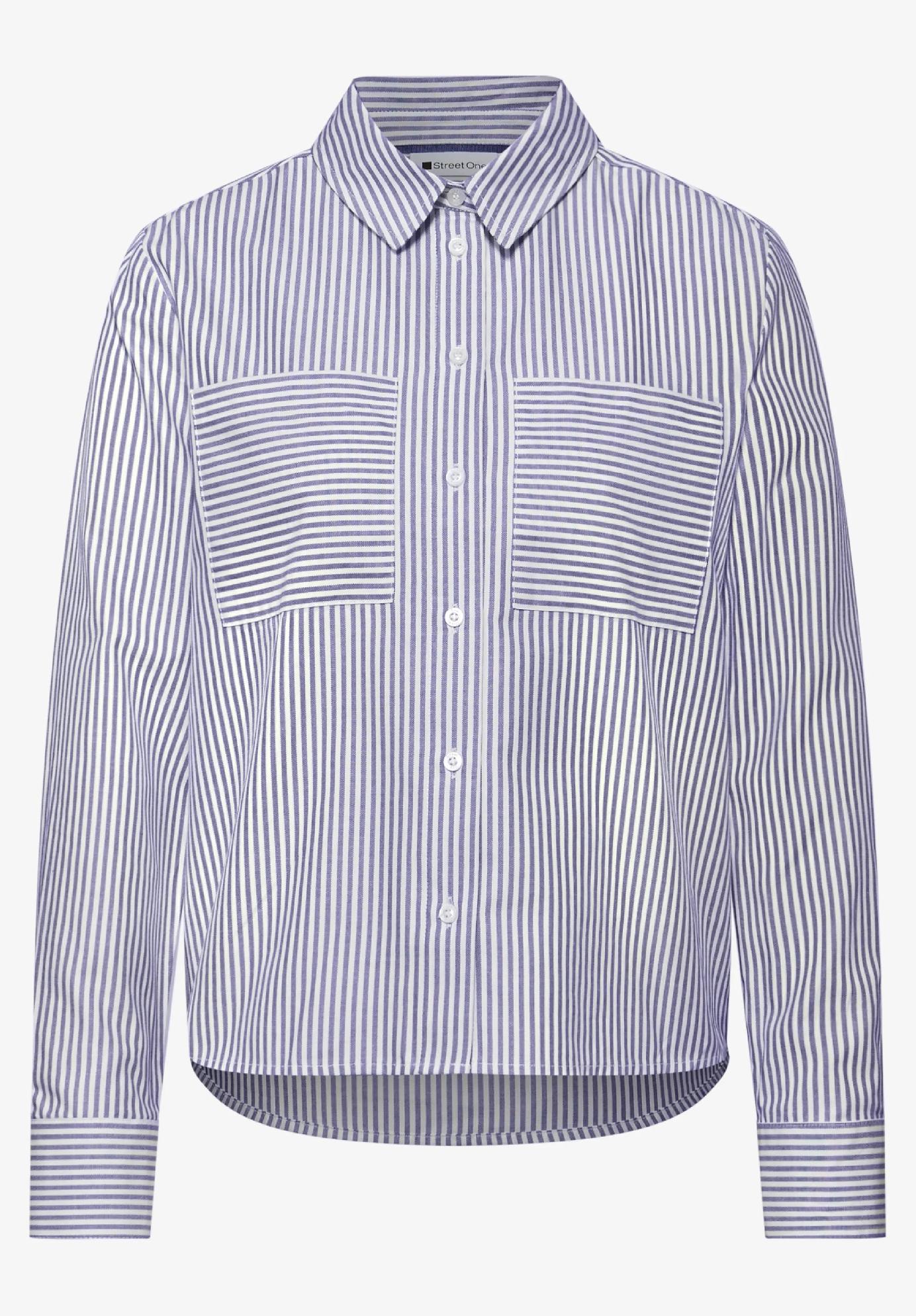 Street One pruhovaná košeľová blúzka, mod