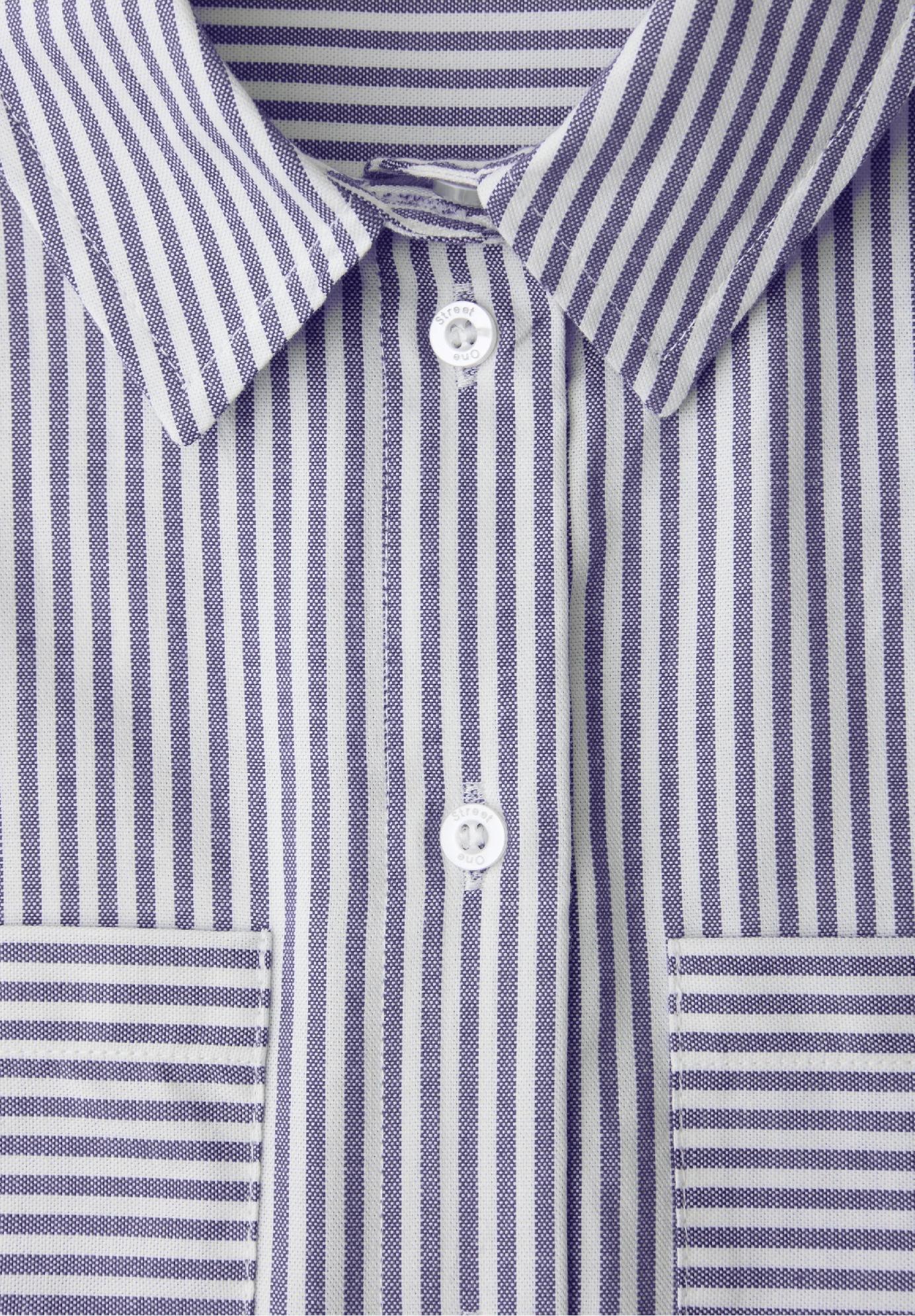 Street One pruhovaná košeľová blúzka, mod