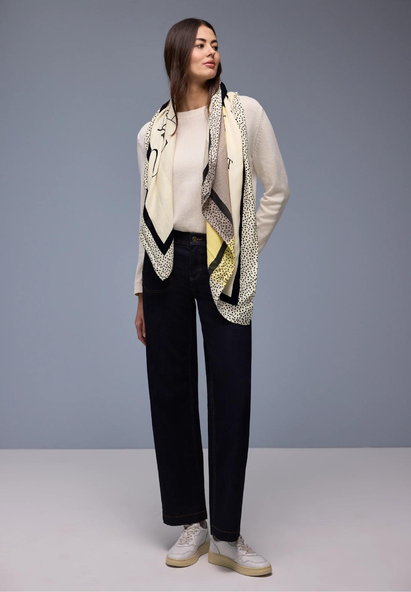 Street One vzorovaná šatka, hne