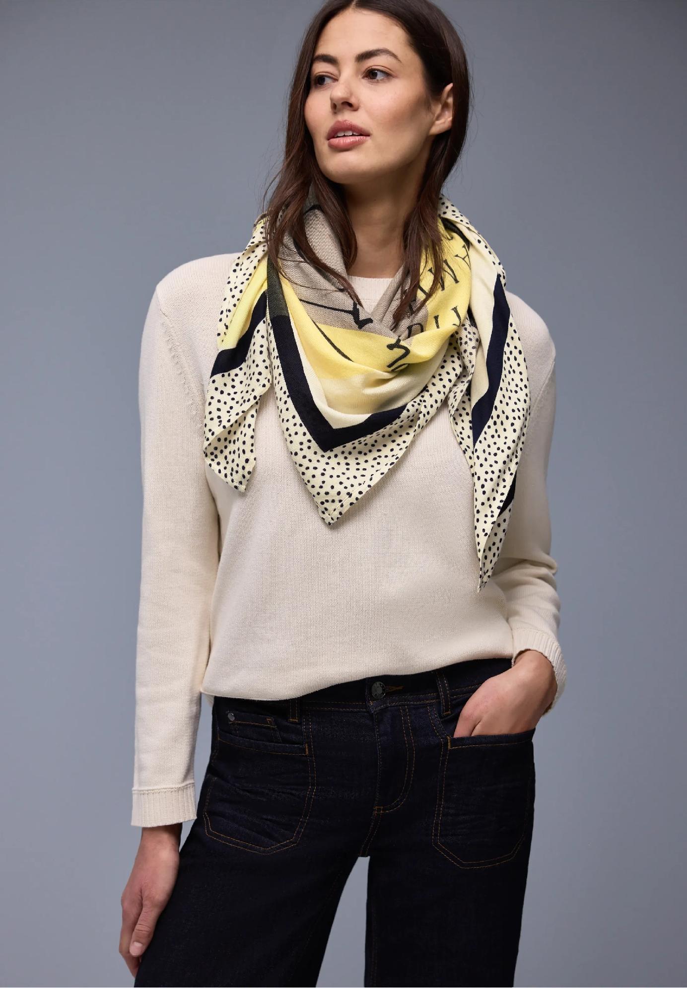 Street One vzorovaná šatka, hne