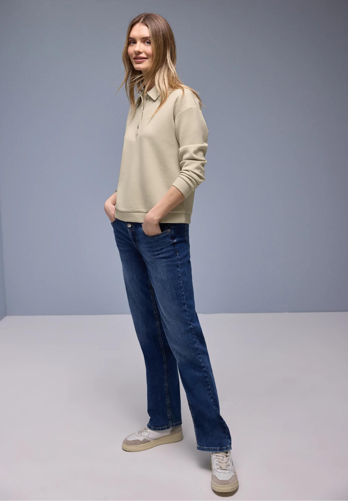 Street One polo tričko, bež