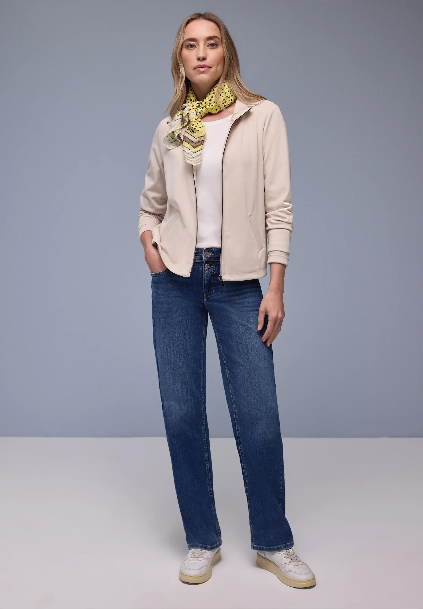 Street One vzorovaná šatka, žlt