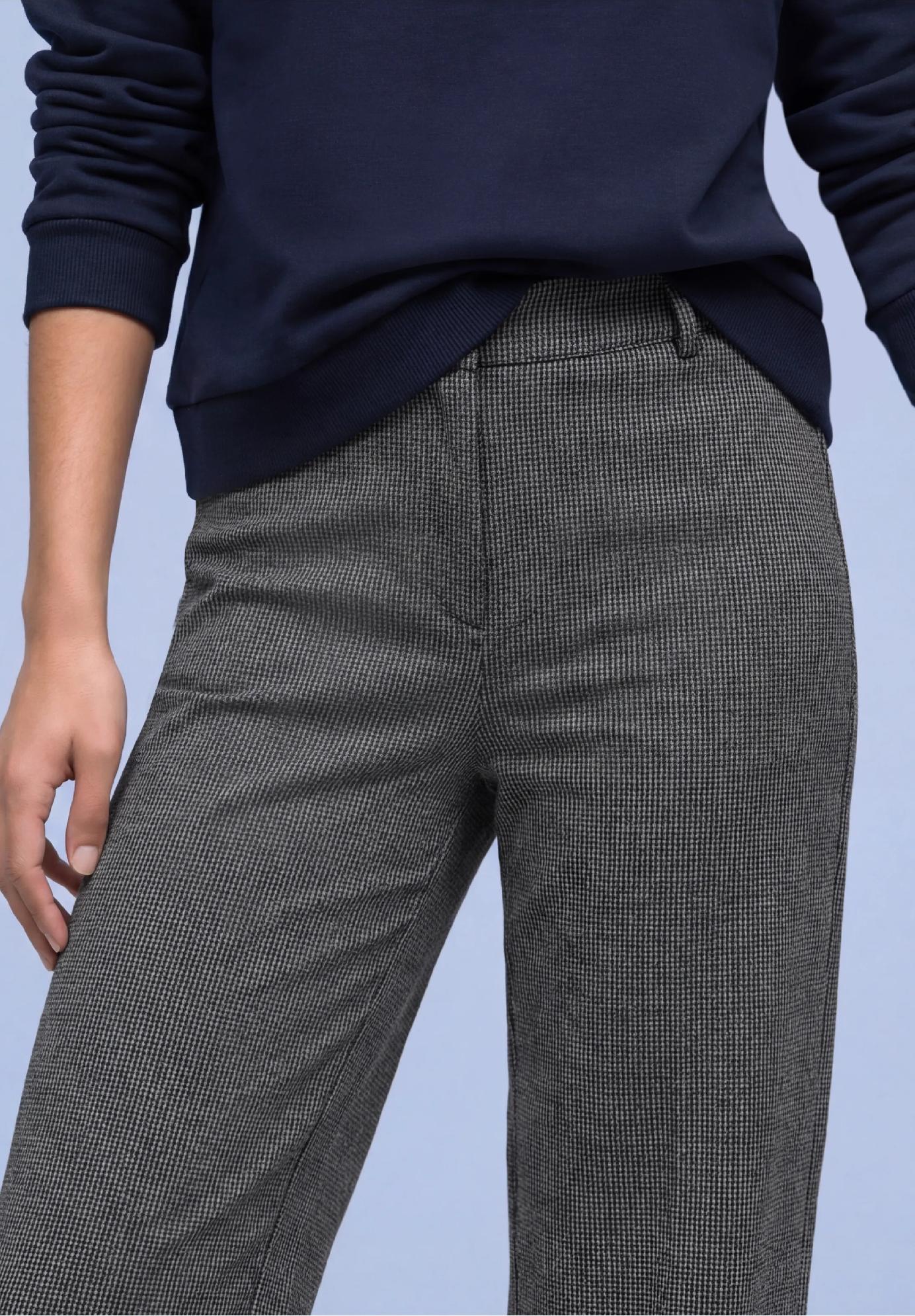 Street One nohavice rovného strihu, modr