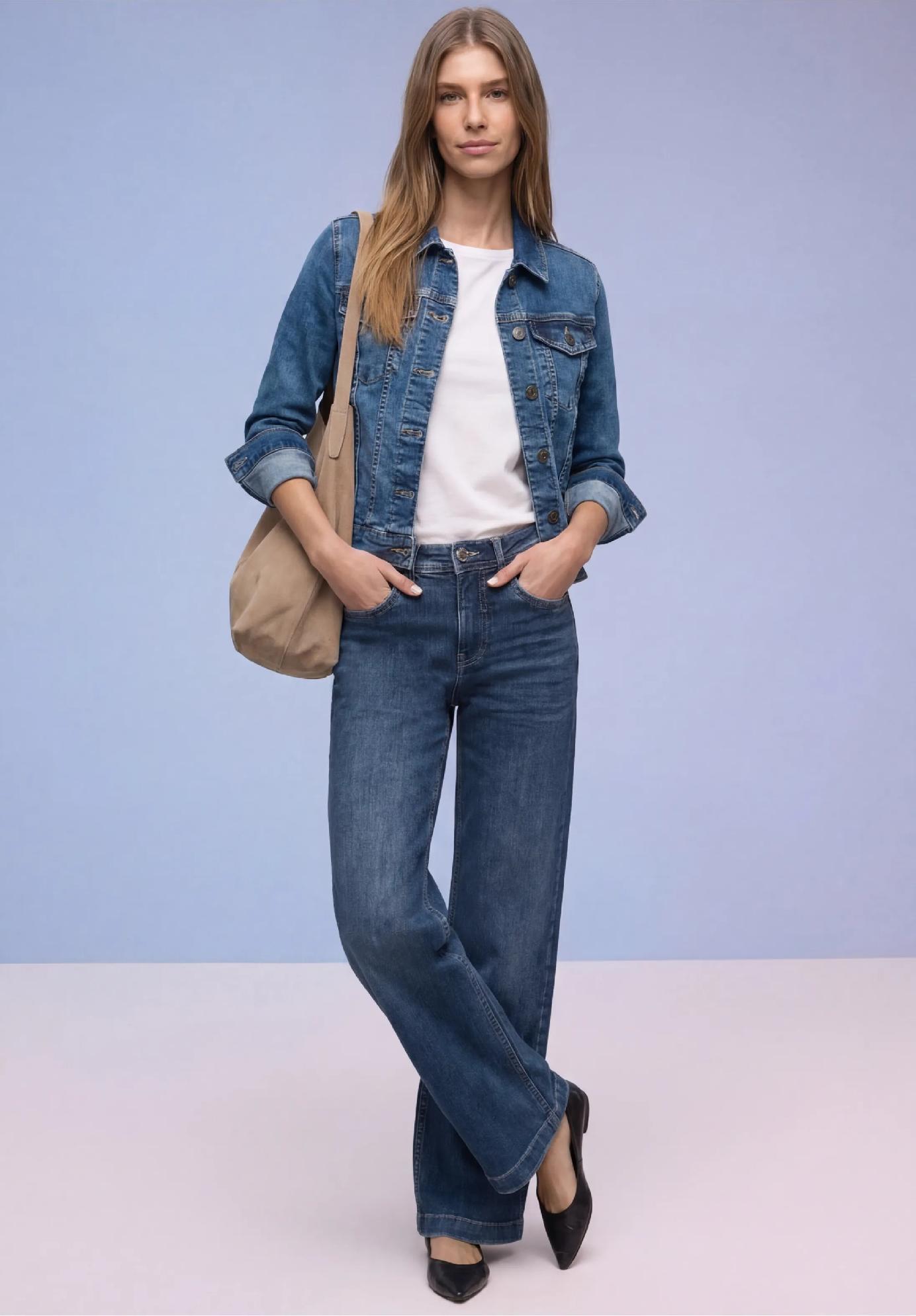 Street One široké džínsy, Wide Leg