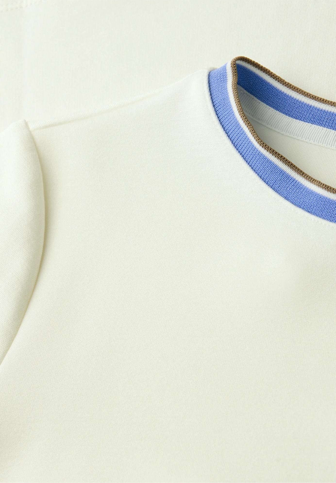 Street One tričko s kontrastným detailom, smo