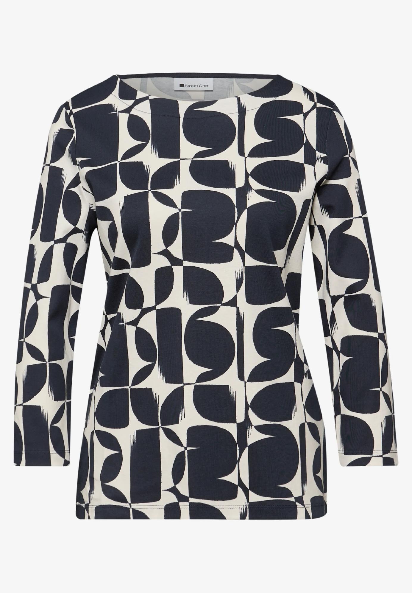 Street One vzorované tričko, mod