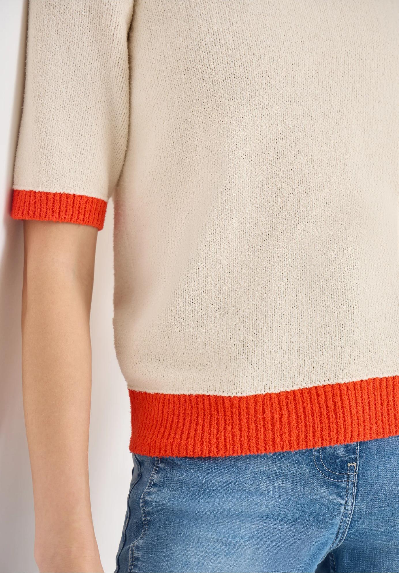 CECIL bouclé sveter 