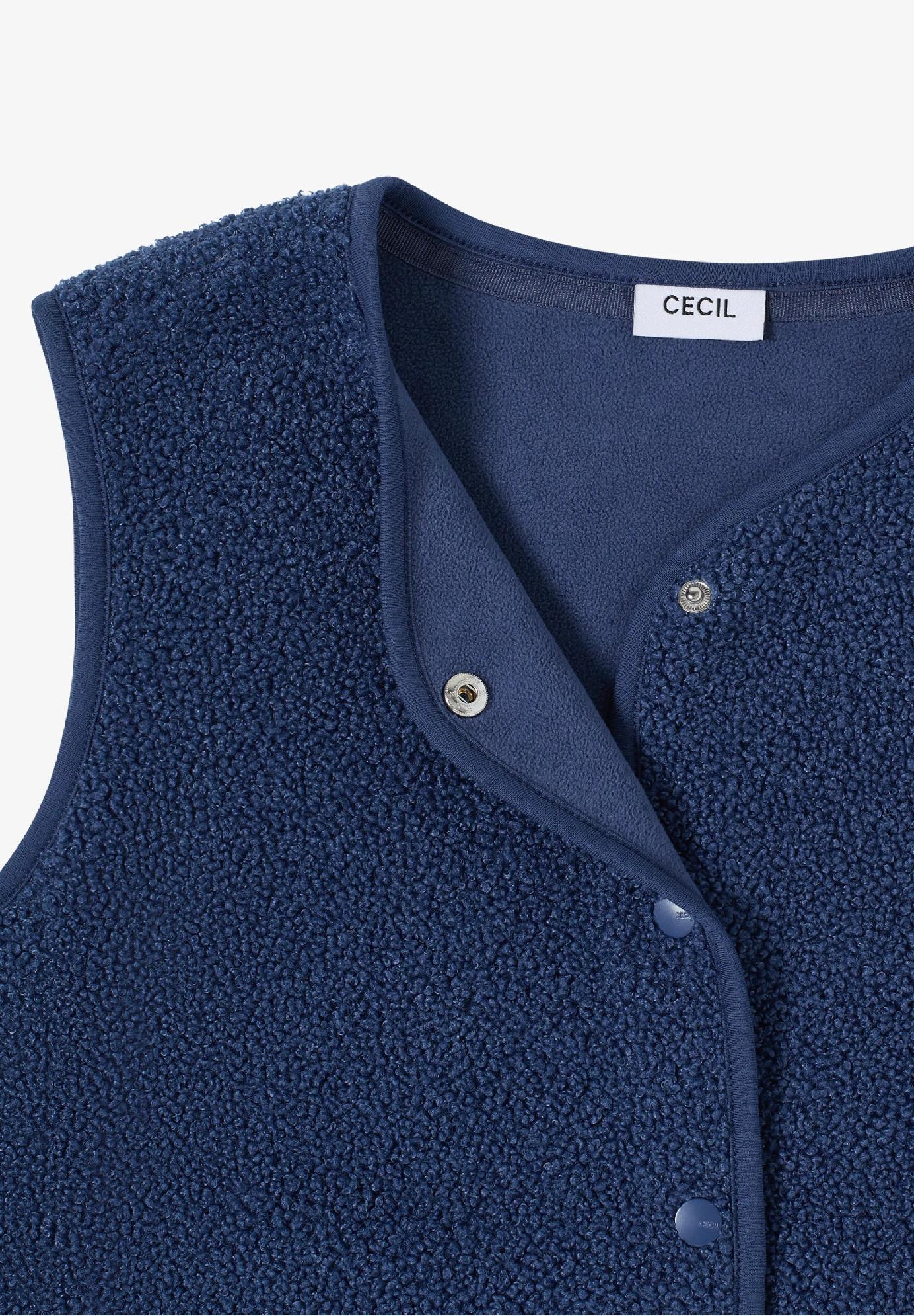 CECIL vesta s vlneným vzhľadom, mod