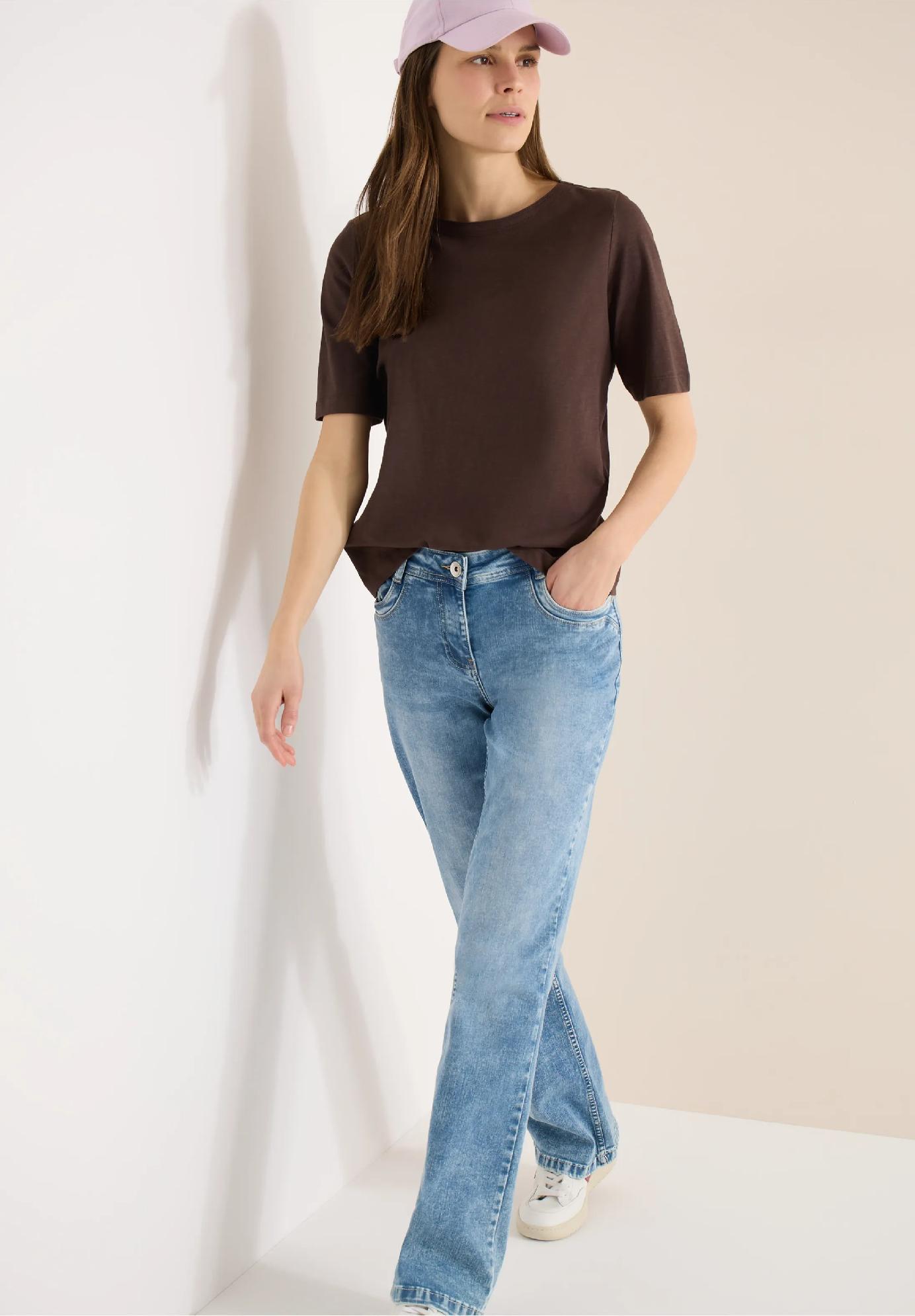 CECIL jednofarebné tričko, hne