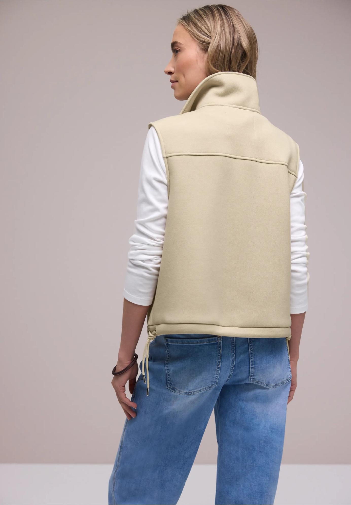 Street One vesta so sťahovacou šnúrkou a stojačikom