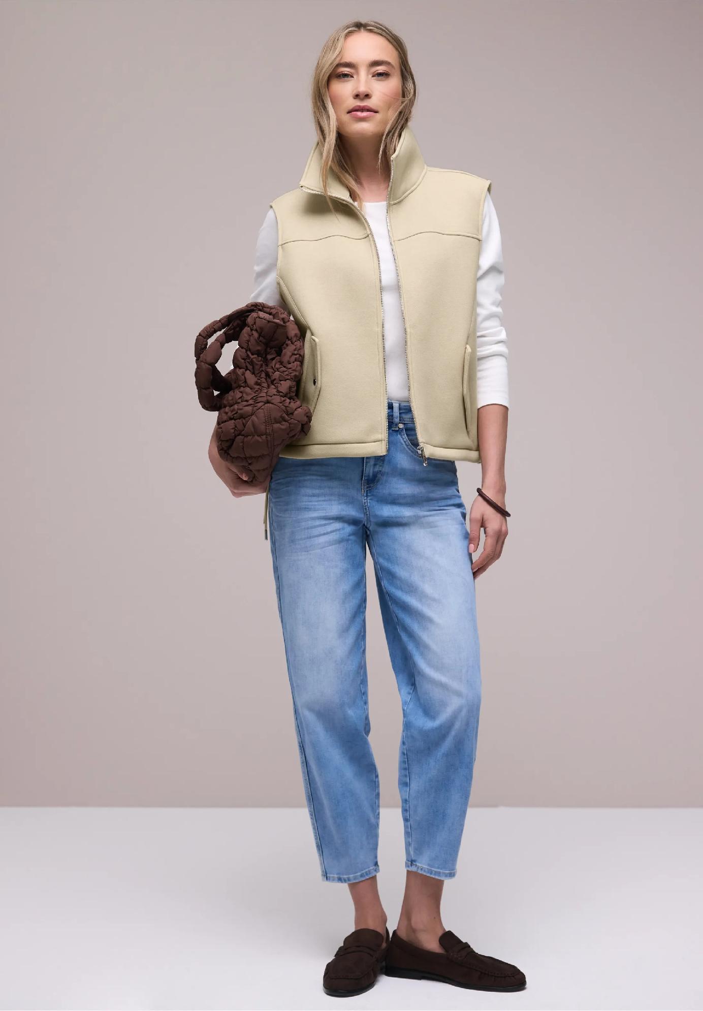 Street One vesta so sťahovacou šnúrkou a stojačikom