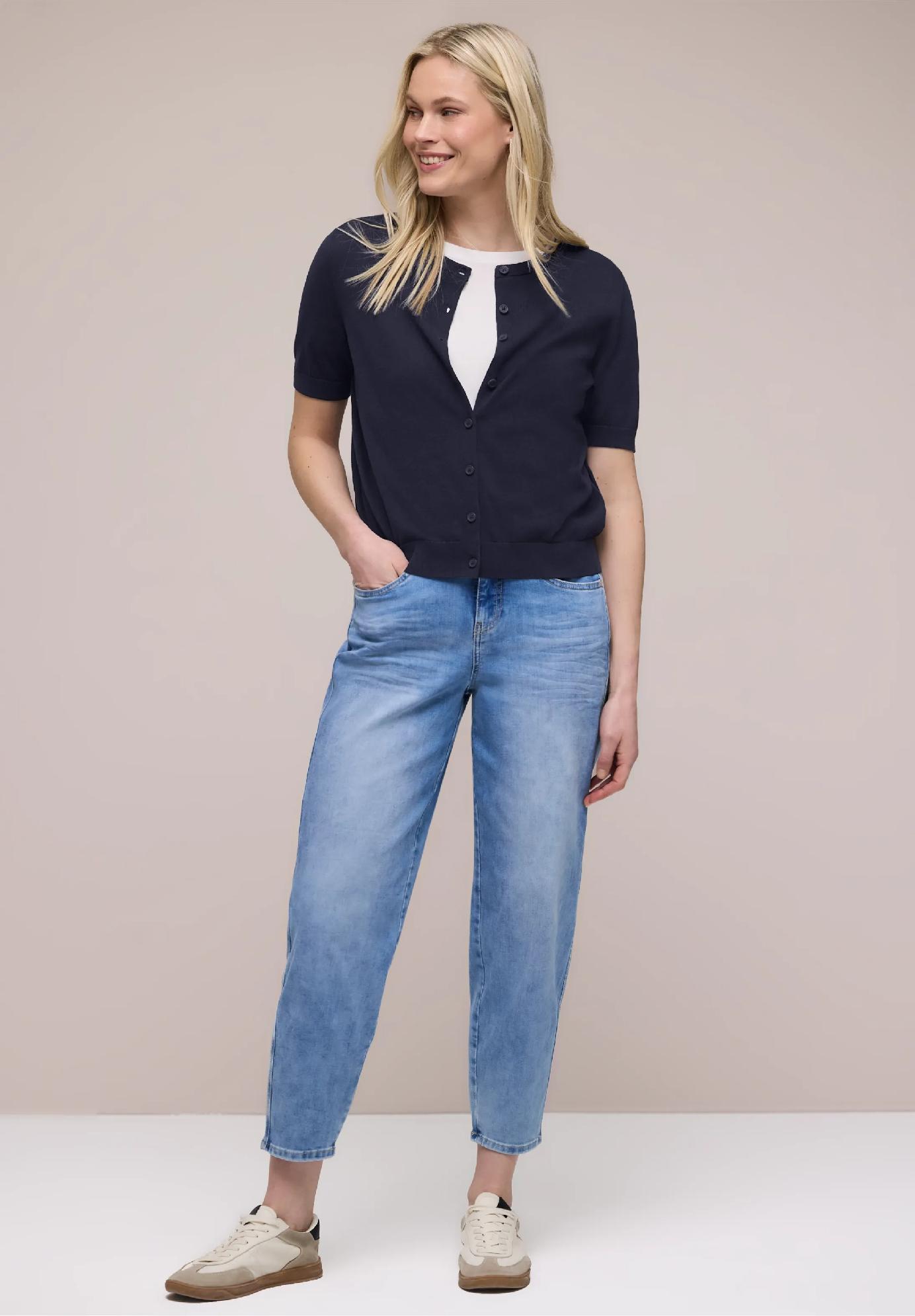 Street One jednofarebný kardigan, mod