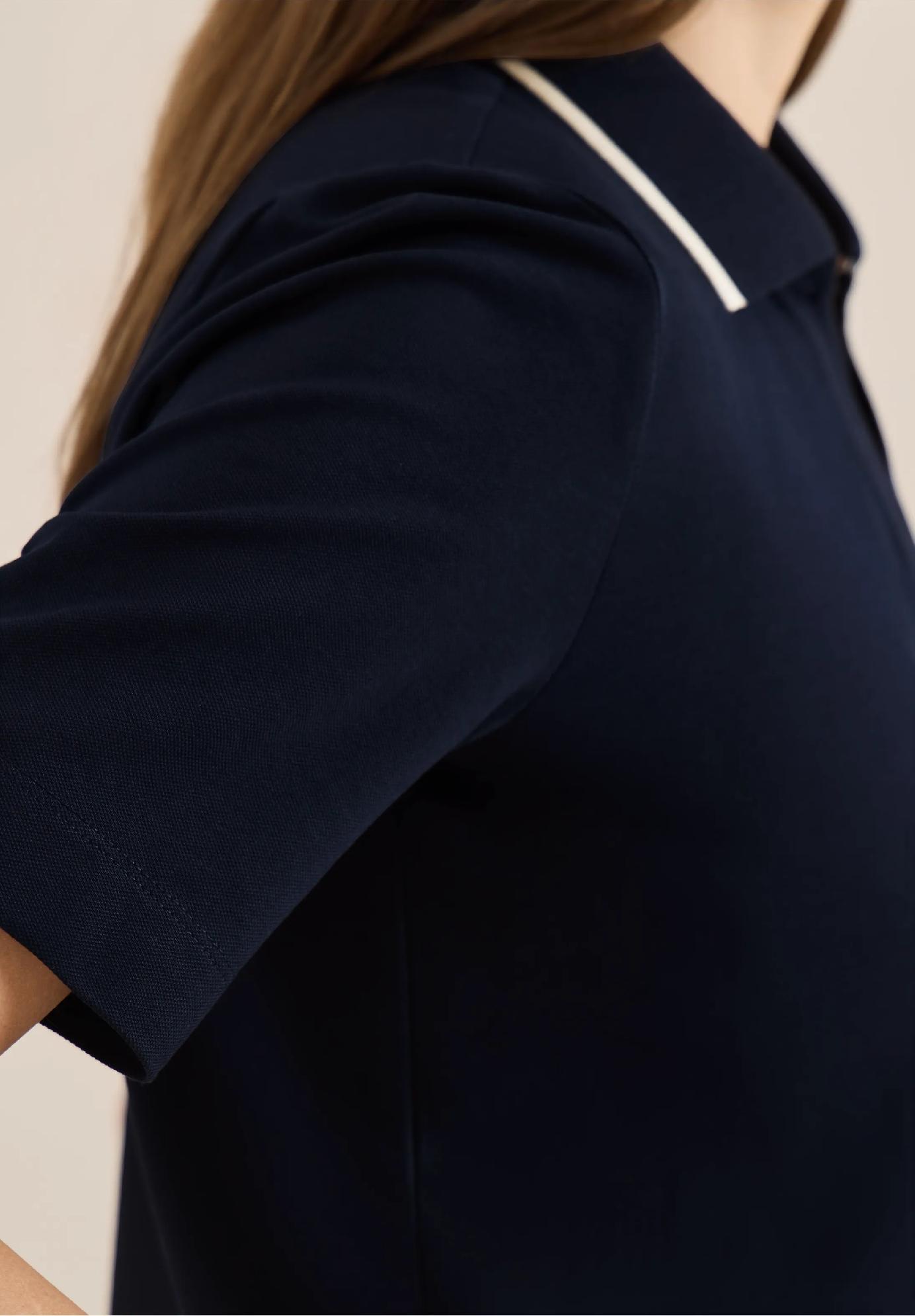 CECIL polo tričko s krátkym rukávom z piké látky, mod