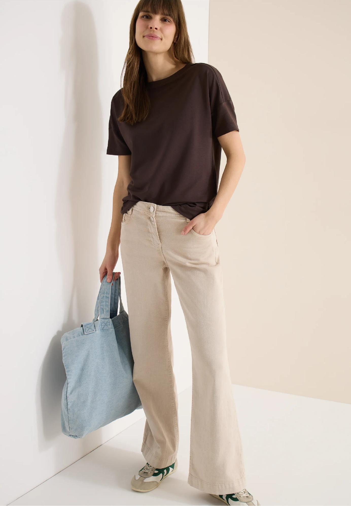 CECIL tričko s krátkym rukávom a detailom na ramenách