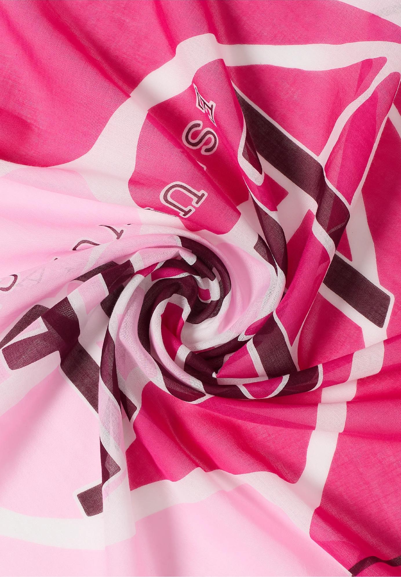 CECIL šatka s potlačou a nápisom, pink
