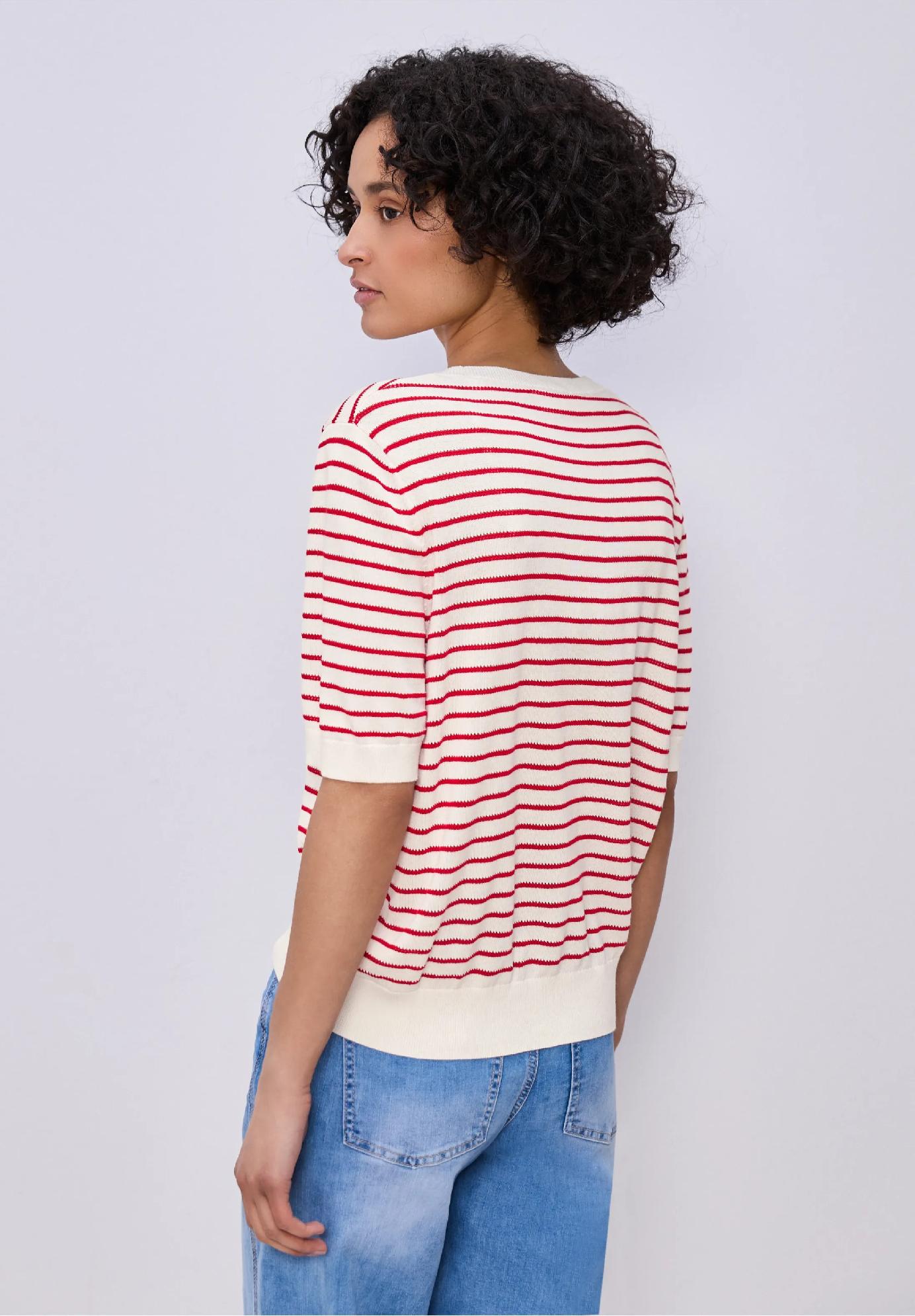 Street One sveter s krátkym rukávom a okrúhlym výstrihom