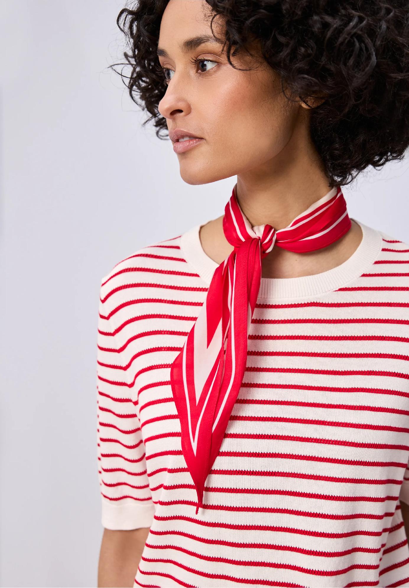 Street One sveter s krátkym rukávom a okrúhlym výstrihom