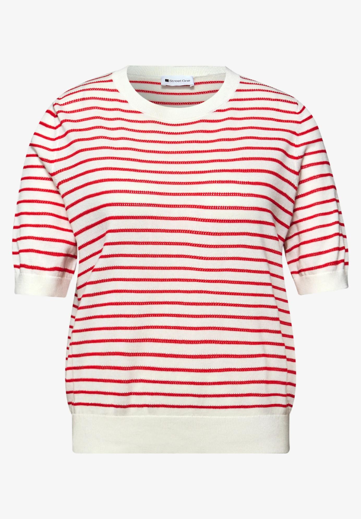 Street One sveter s krátkym rukávom a okrúhlym výstrihom